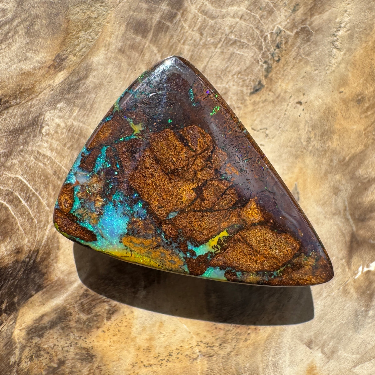 20ct Queensland Boulder Opal | Solid Australian Opal | Hand-Cut