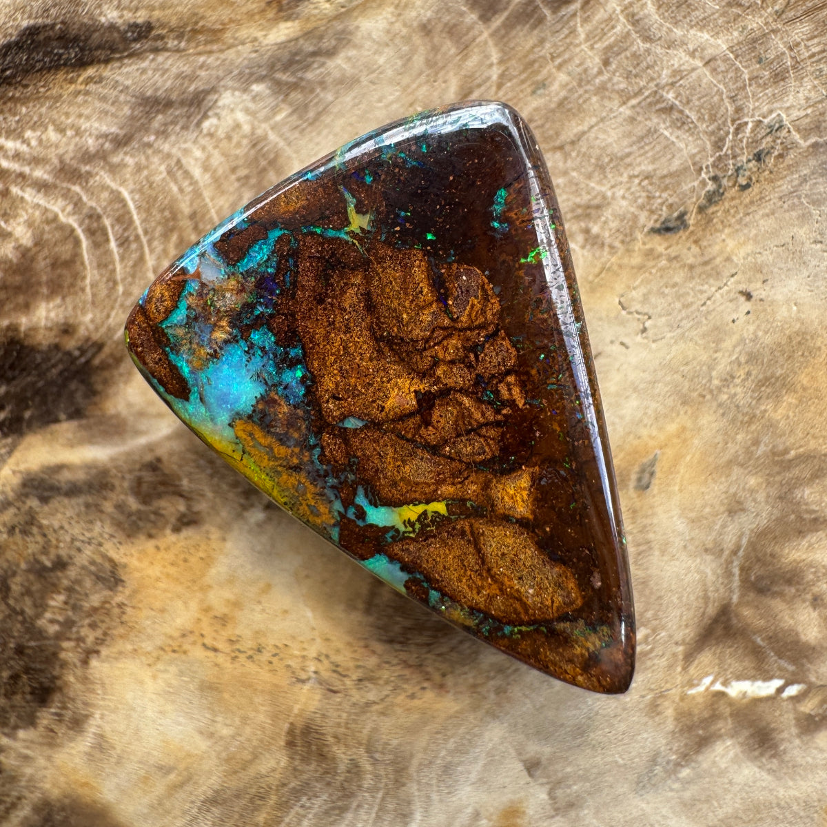 20ct Queensland Boulder Opal | Solid Australian Opal | Hand-Cut