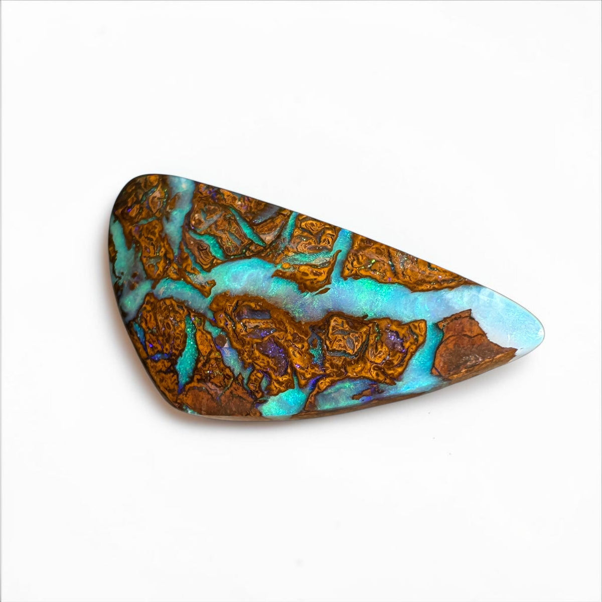 6ct Queensland Boulder Opal | Solid Australian Opal | Hand-Cut