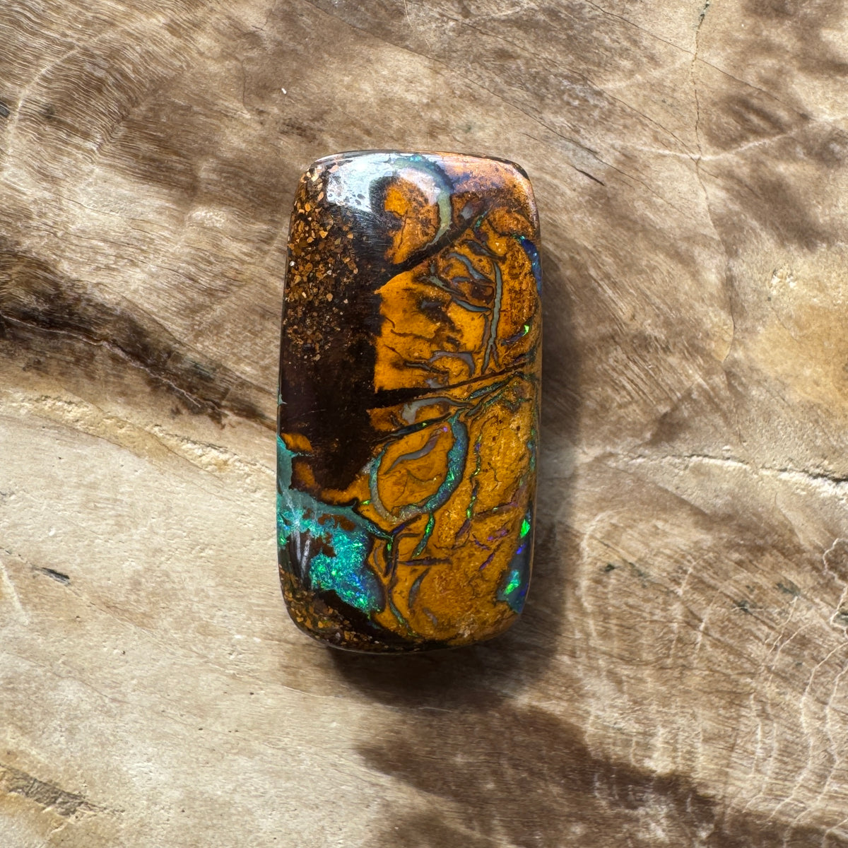 8.3ct Queensland Boulder Opal | Solid Australian Opal | Hand-Cut