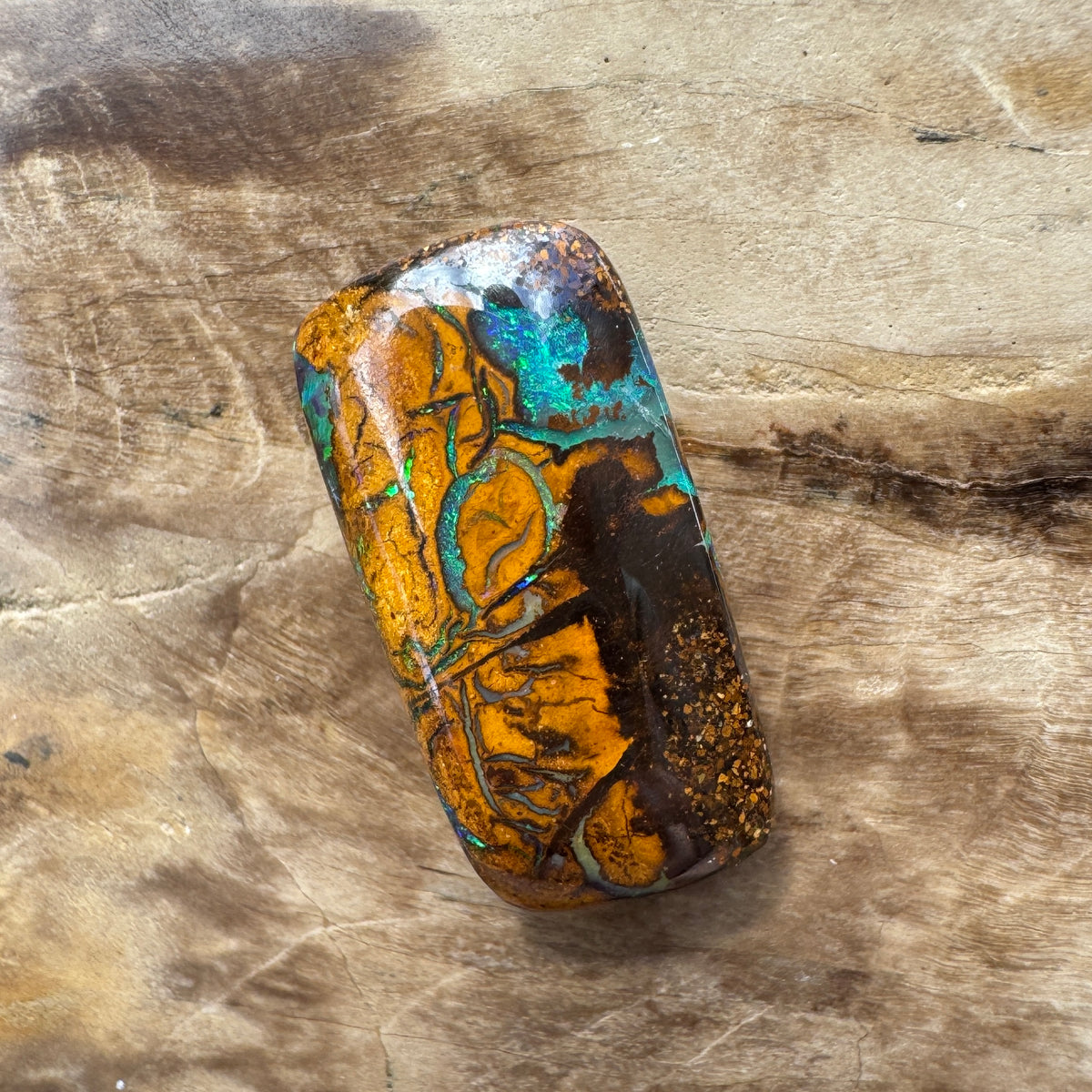 8.3ct Queensland Boulder Opal | Solid Australian Opal | Hand-Cut