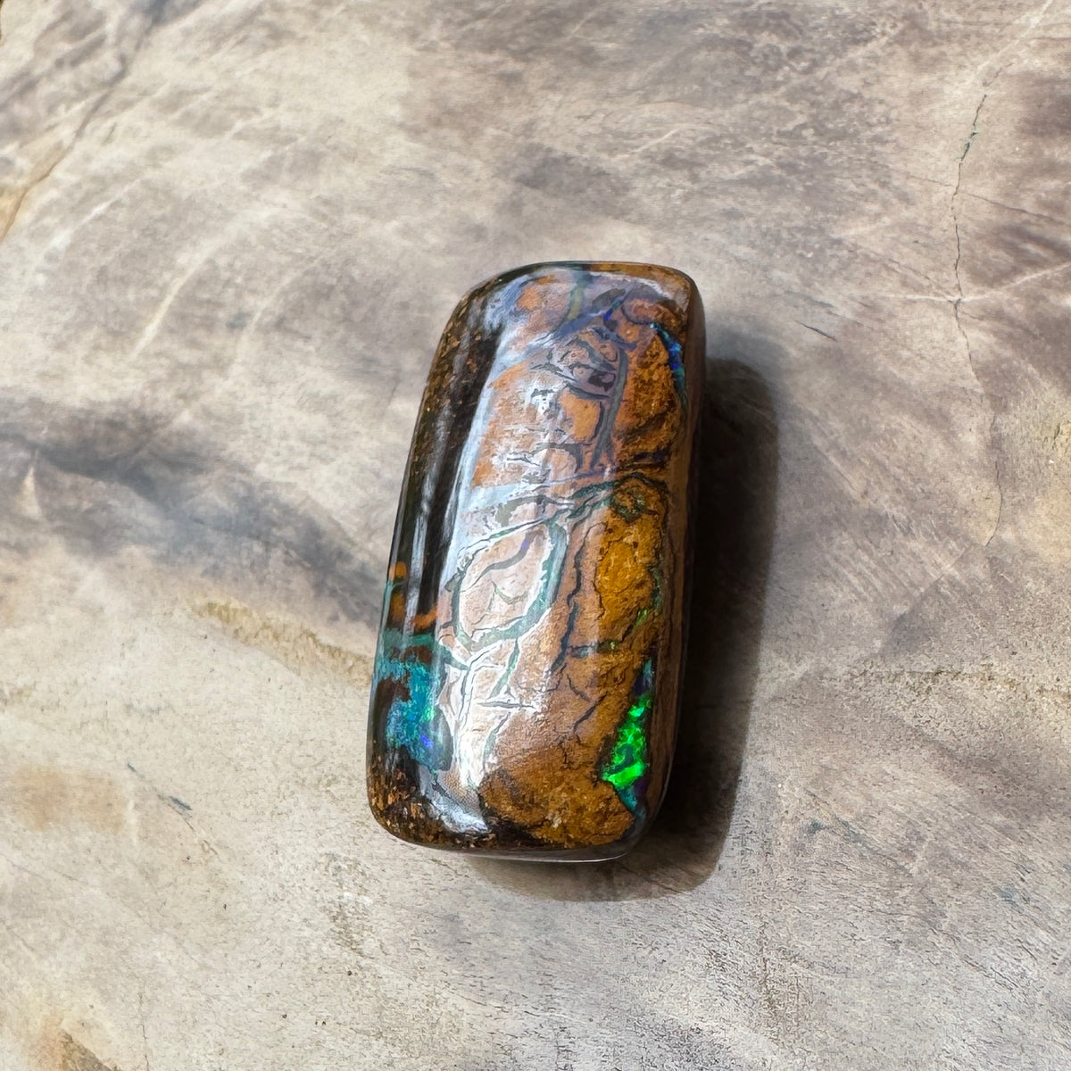 8.3ct Queensland Boulder Opal | Solid Australian Opal | Hand-Cut