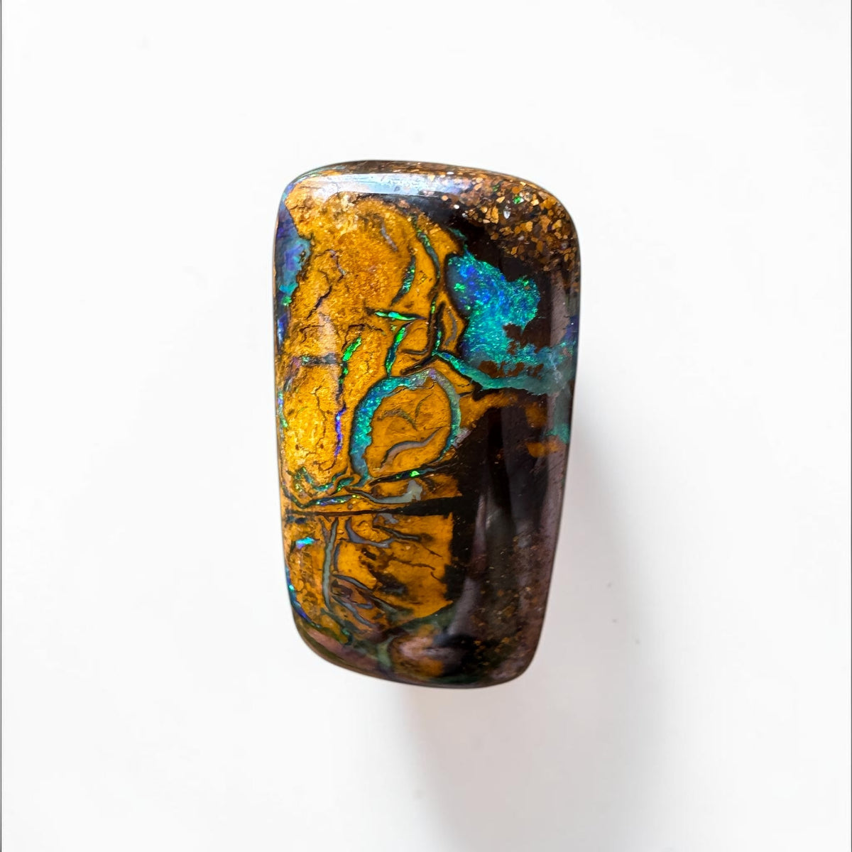 8.3ct Queensland Boulder Opal | Solid Australian Opal | Hand-Cut