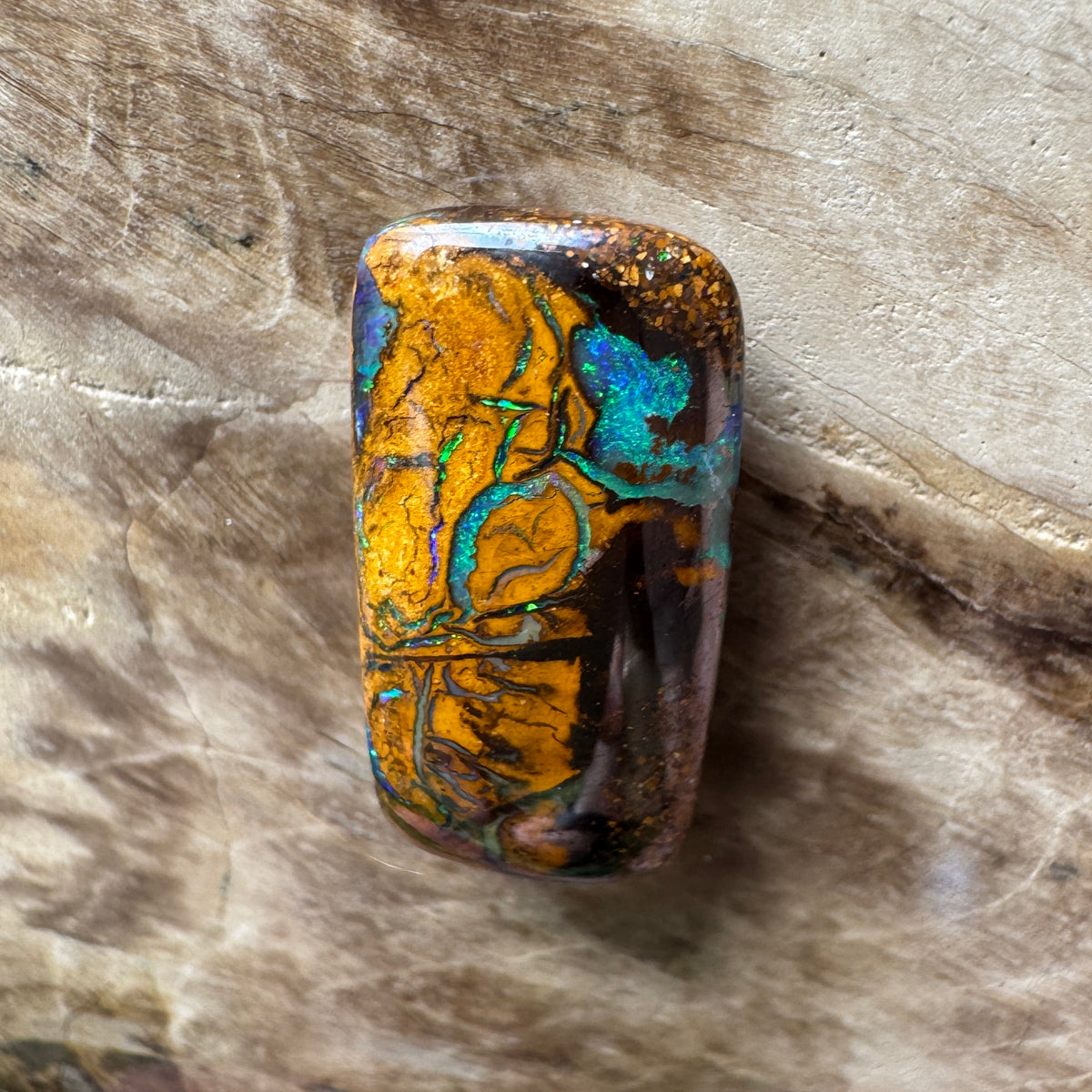8.3ct Queensland Boulder Opal | Solid Australian Opal | Hand-Cut