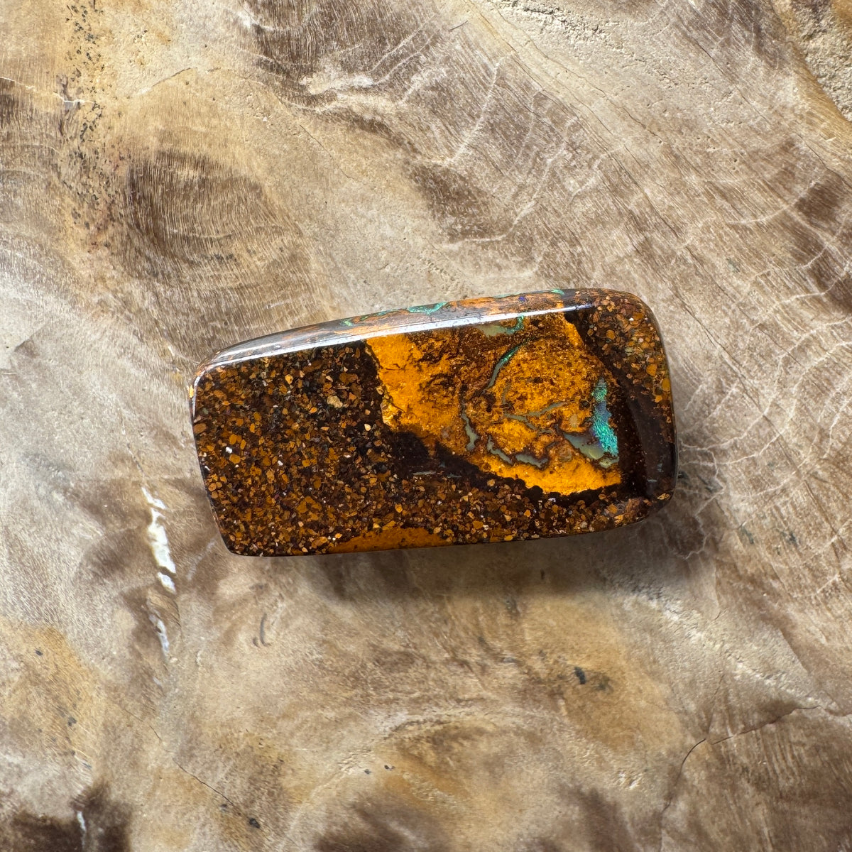 8.3ct Queensland Boulder Opal | Solid Australian Opal | Hand-Cut