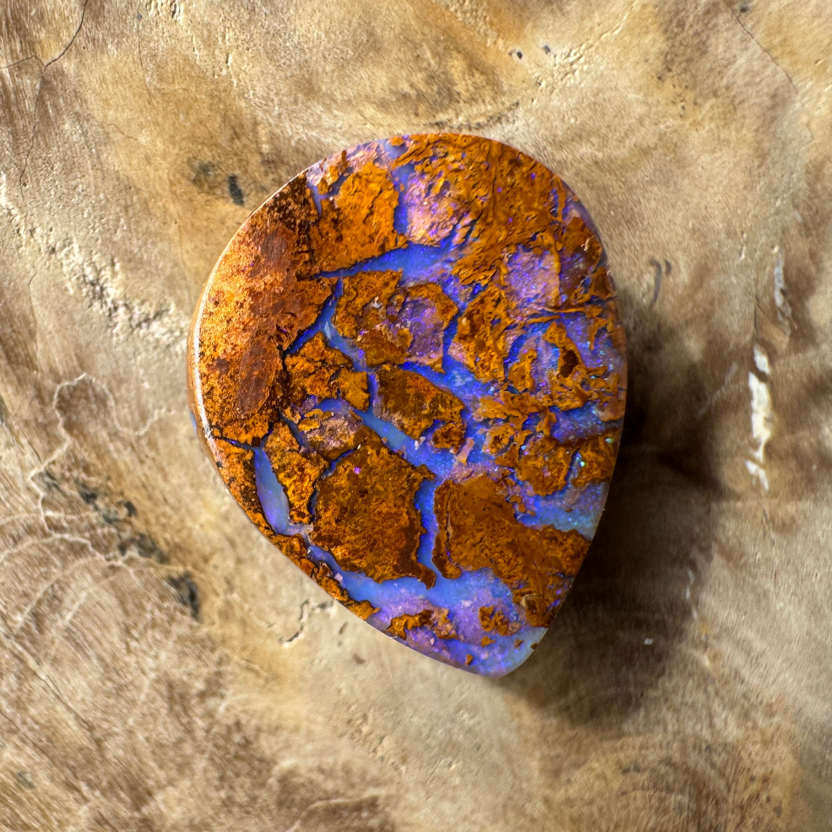 5.9ct Queensland Boulder Opal | Solid Australian Opal | Hand-Cut