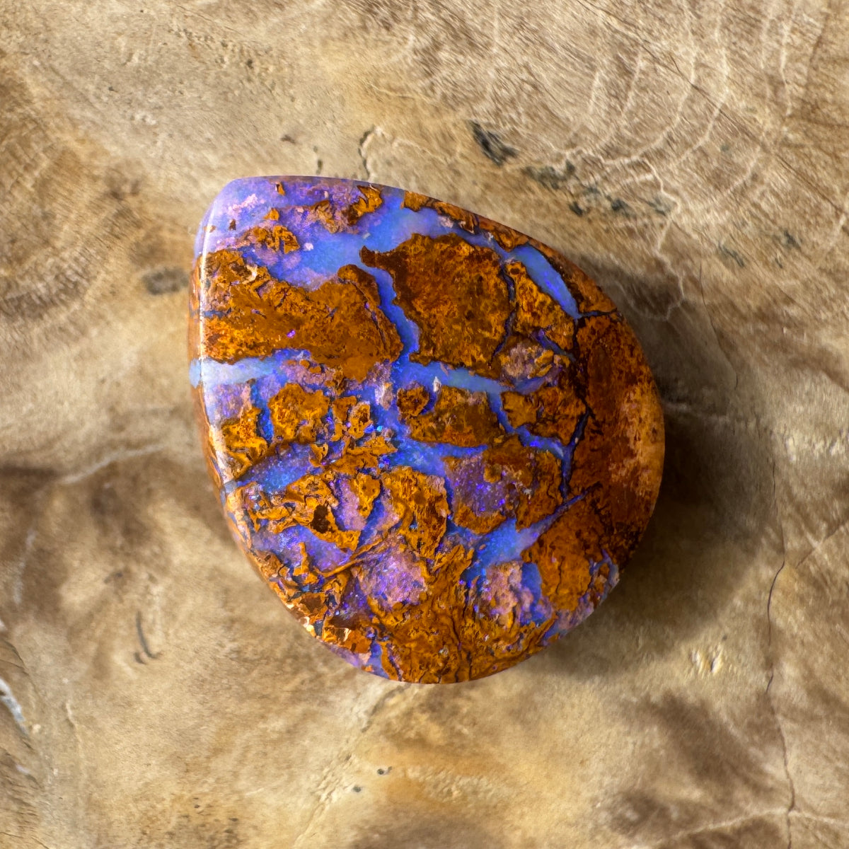 5.9ct Queensland Boulder Opal | Solid Australian Opal | Hand-Cut