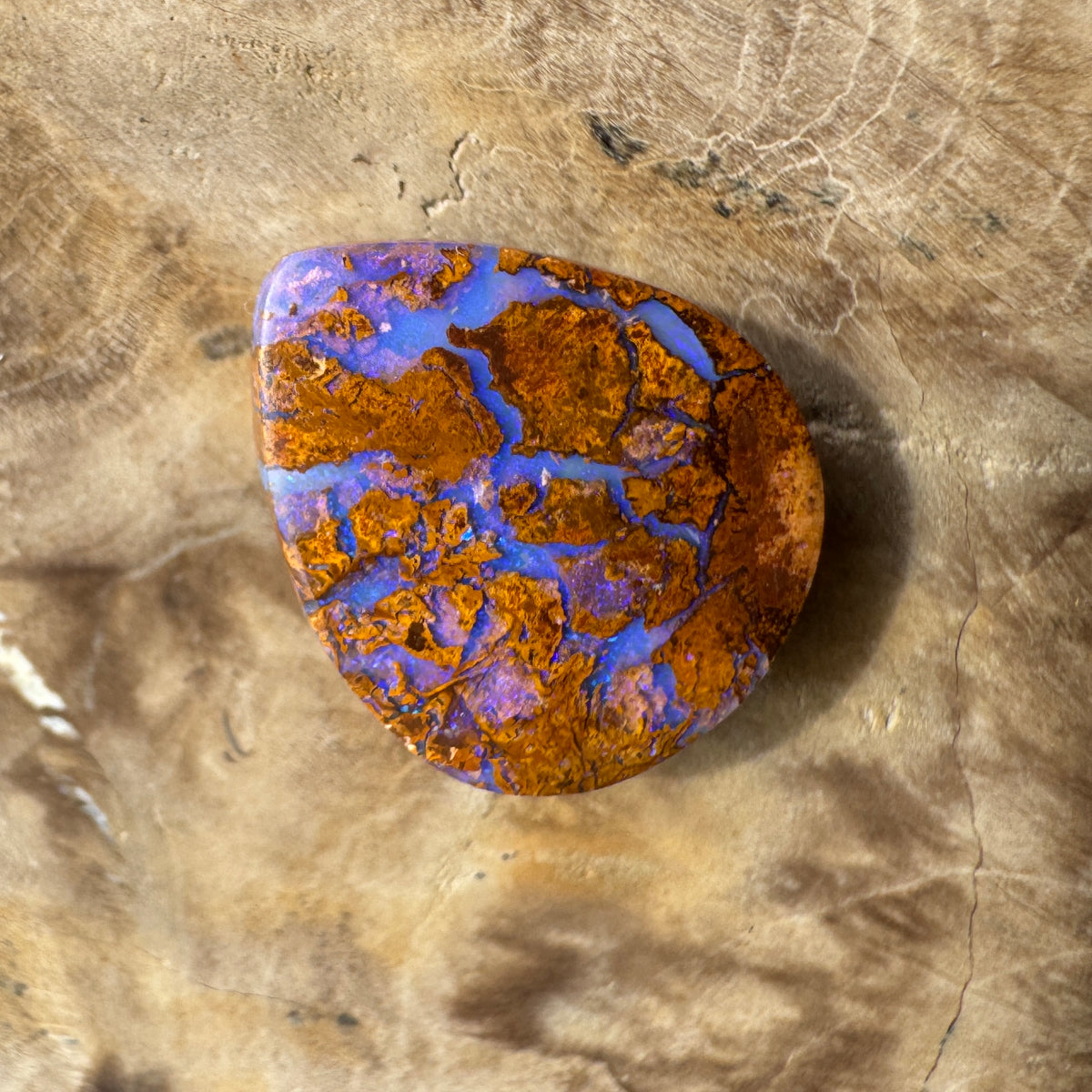 5.9ct Queensland Boulder Opal | Solid Australian Opal | Hand-Cut