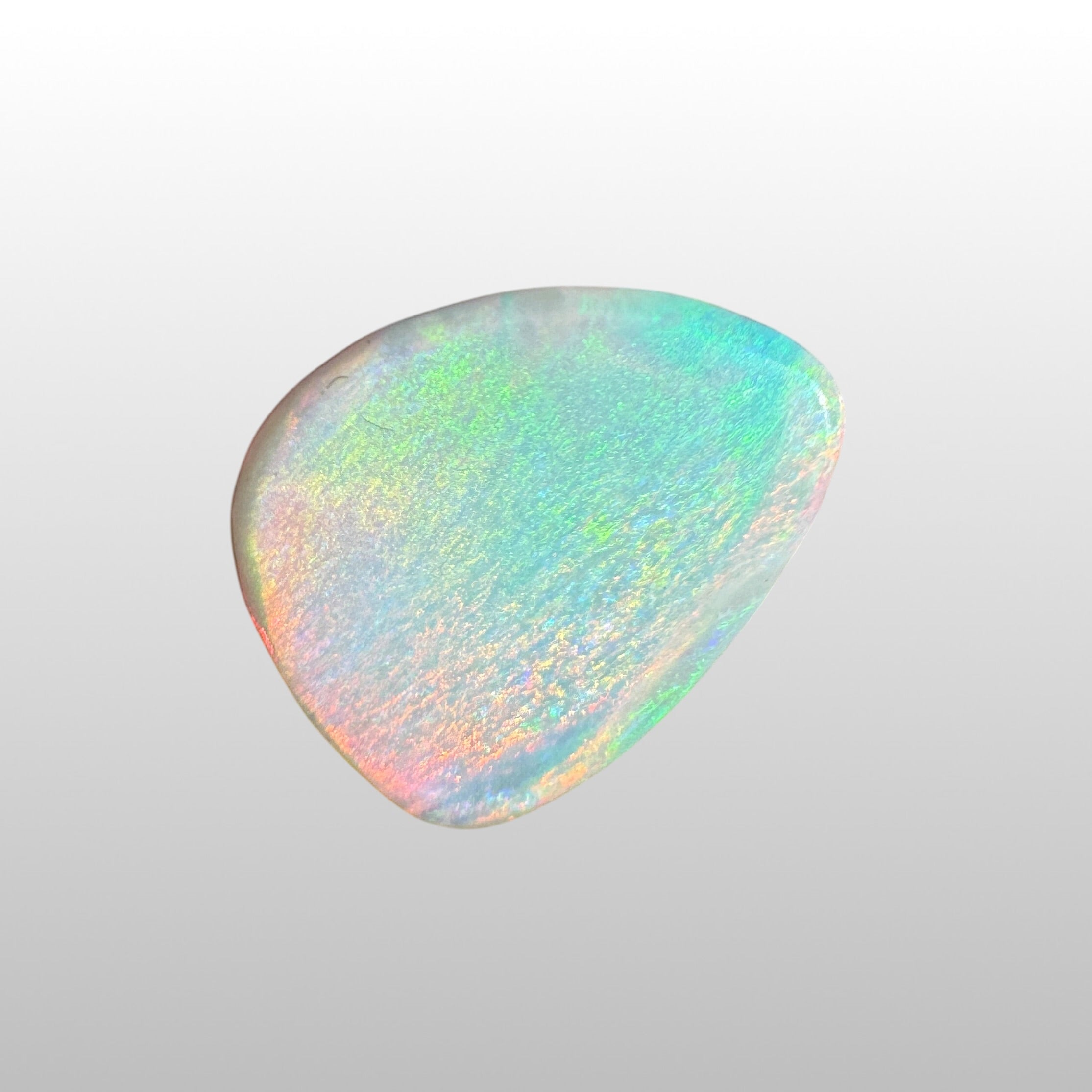 2.8ct Lightning Ridge White Opal | Solid Australian Opal | Hand-Cut