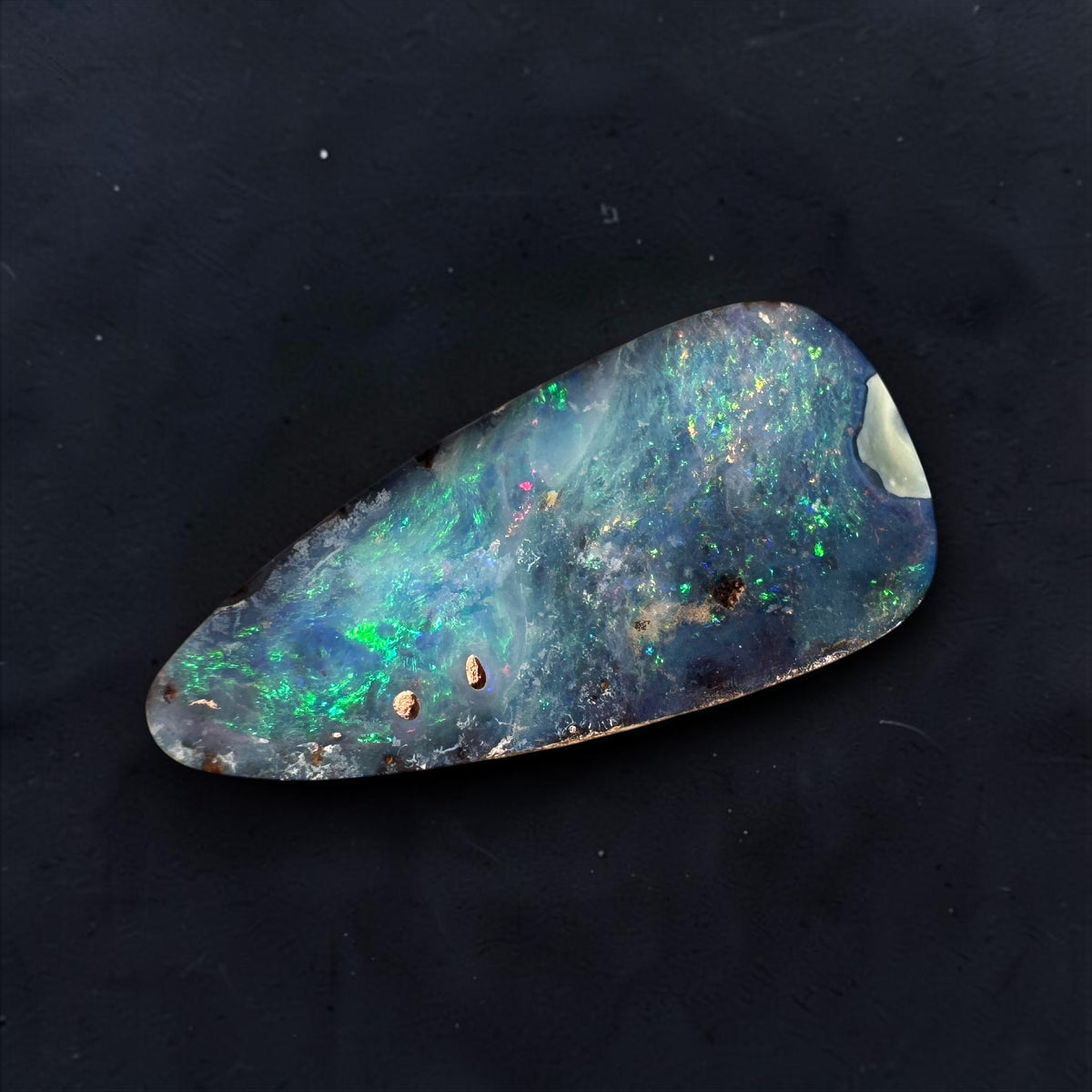 5.6ct Queensland Boulder Opal | Solid Australian Opal | Hand-Cut