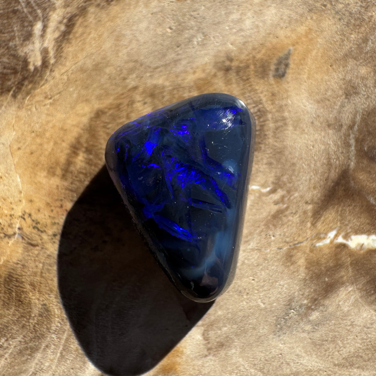 3.1ct Lightning Ridge Black Opal | Solid Australian Opal | Hand-Cut