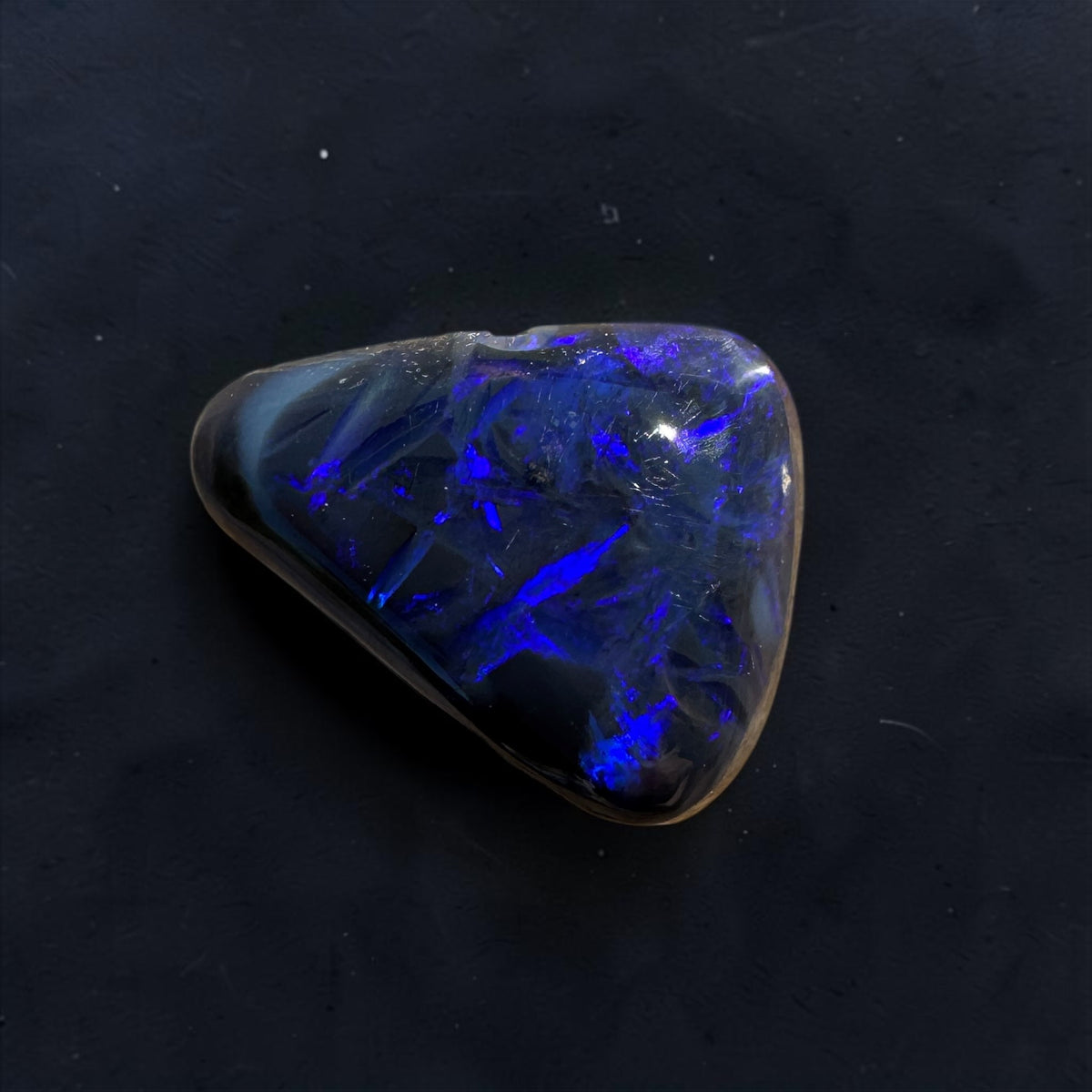 3.1ct Lightning Ridge Black Opal | Solid Australian Opal | Hand-Cut