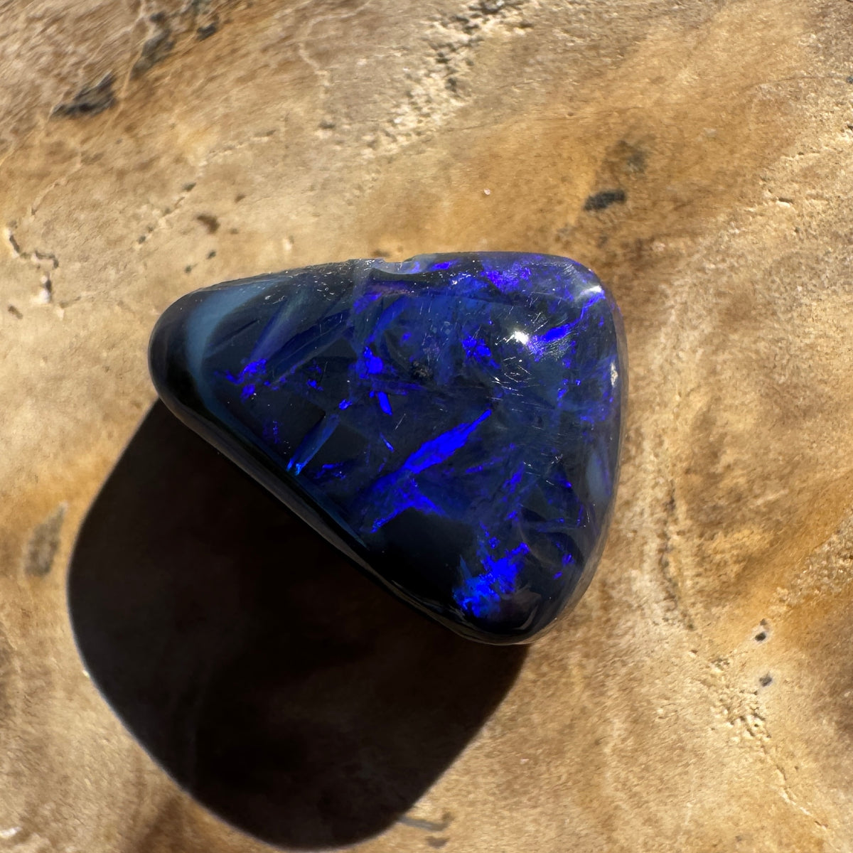 3.1ct Lightning Ridge Black Opal | Solid Australian Opal | Hand-Cut