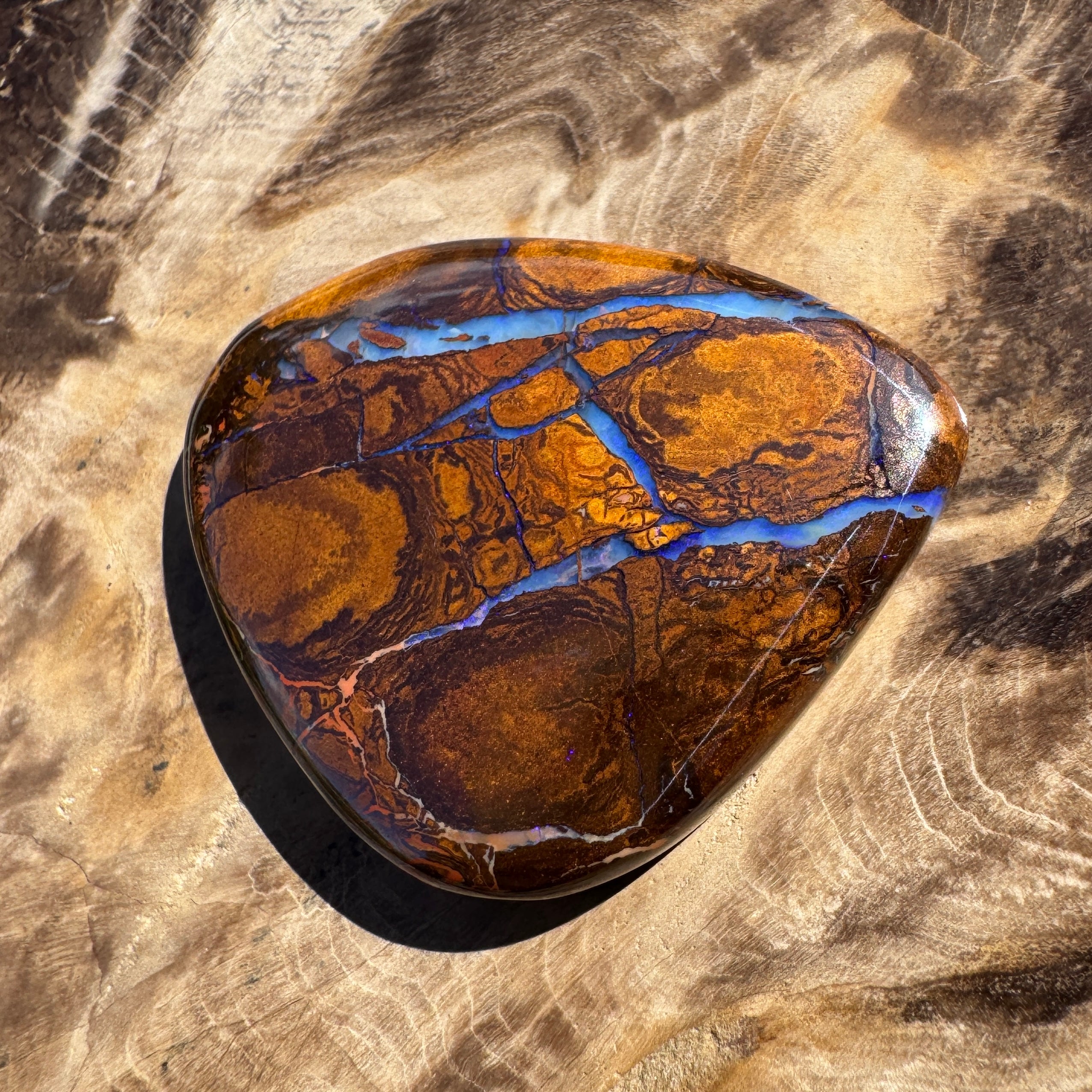 65ct Queensland Boulder Opal | Solid Australian Opal | Hand-Cut