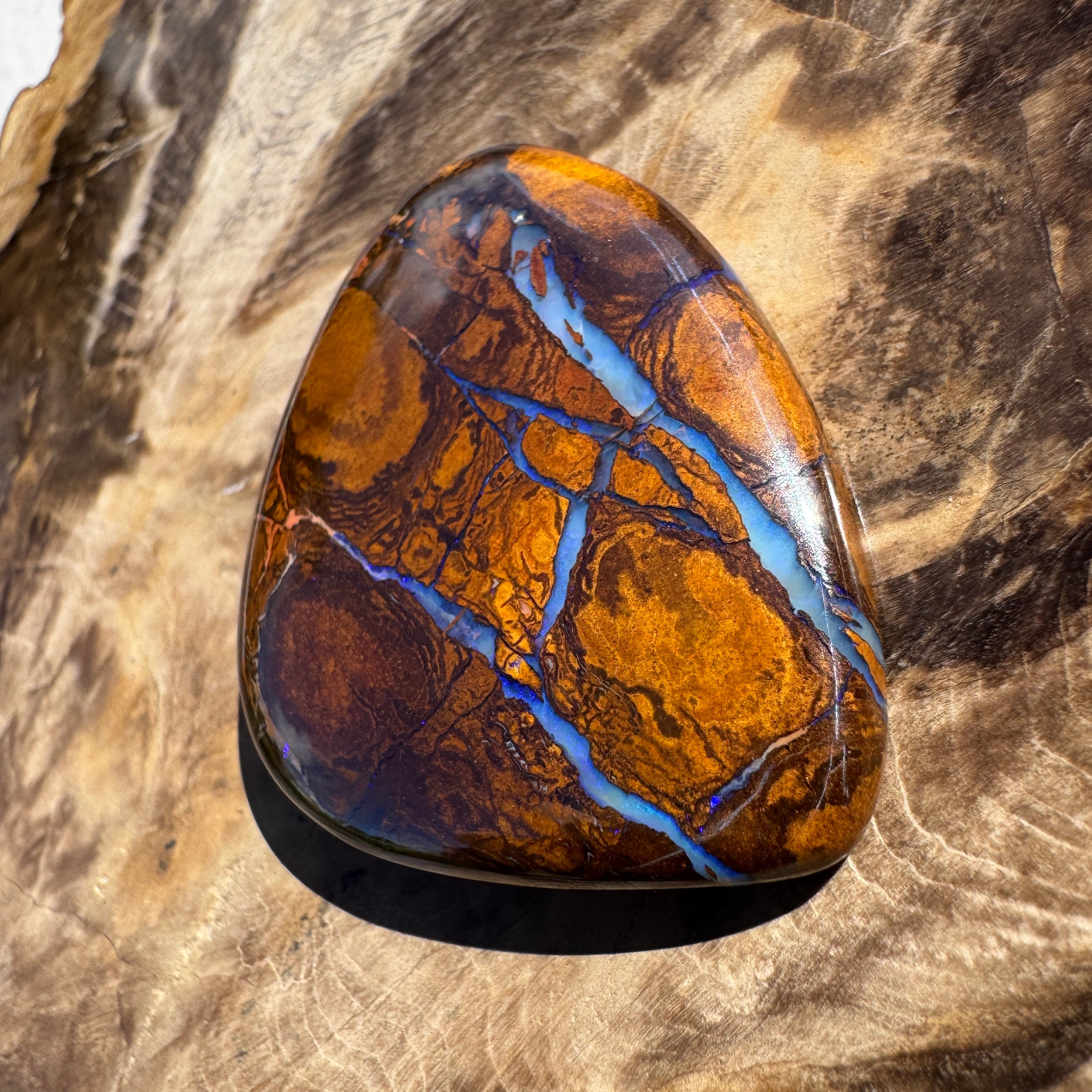 65ct Queensland Boulder Opal | Solid Australian Opal | Hand-Cut