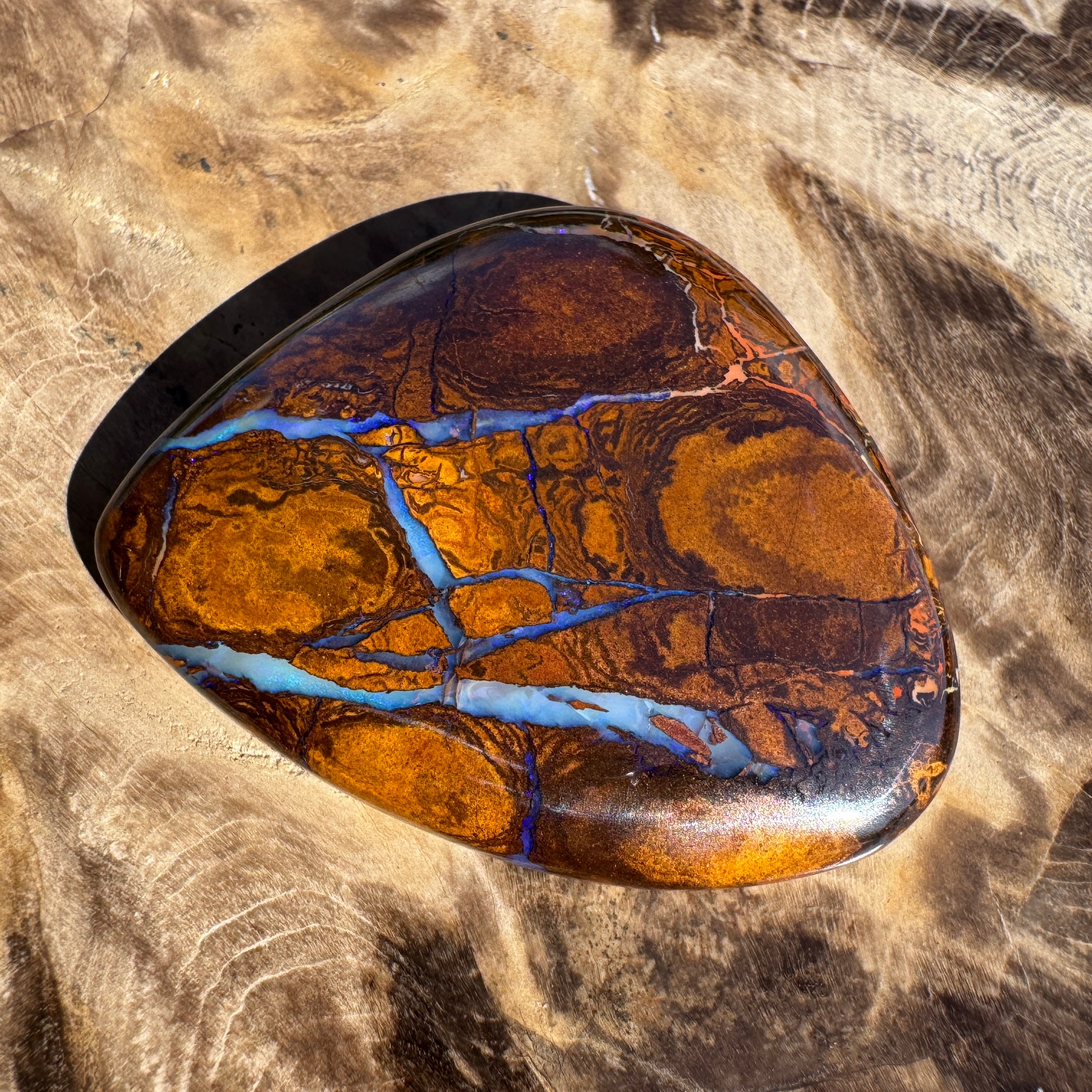 65ct Queensland Boulder Opal | Solid Australian Opal | Hand-Cut