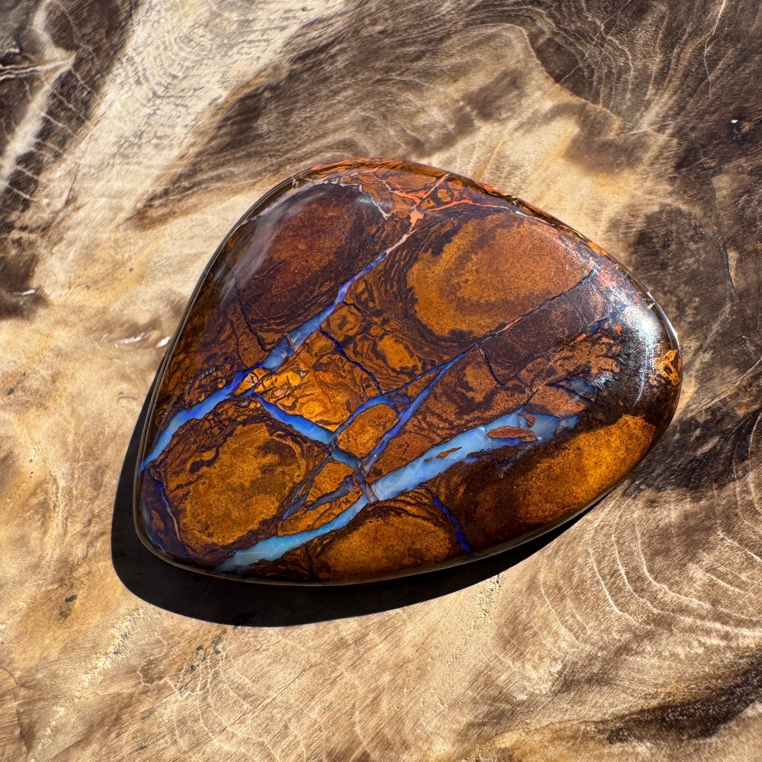 65ct Queensland Boulder Opal | Solid Australian Opal | Hand-Cut