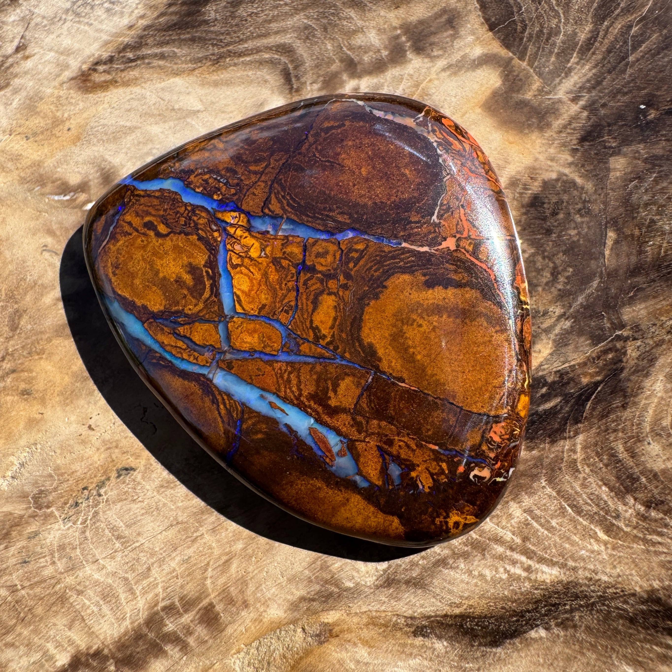 65ct Queensland Boulder Opal | Solid Australian Opal | Hand-Cut