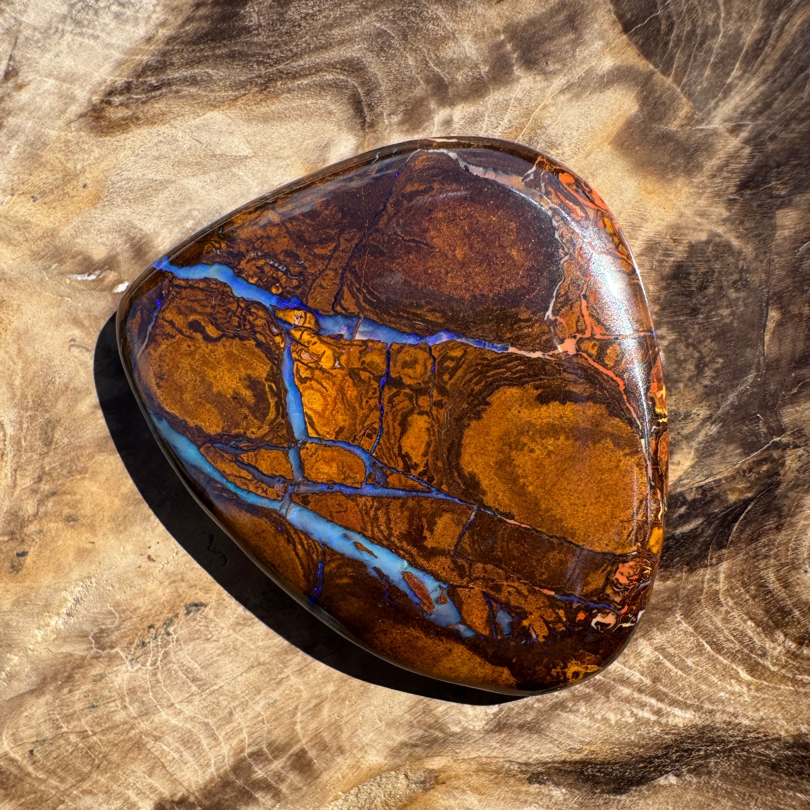 65ct Queensland Boulder Opal | Solid Australian Opal | Hand-Cut