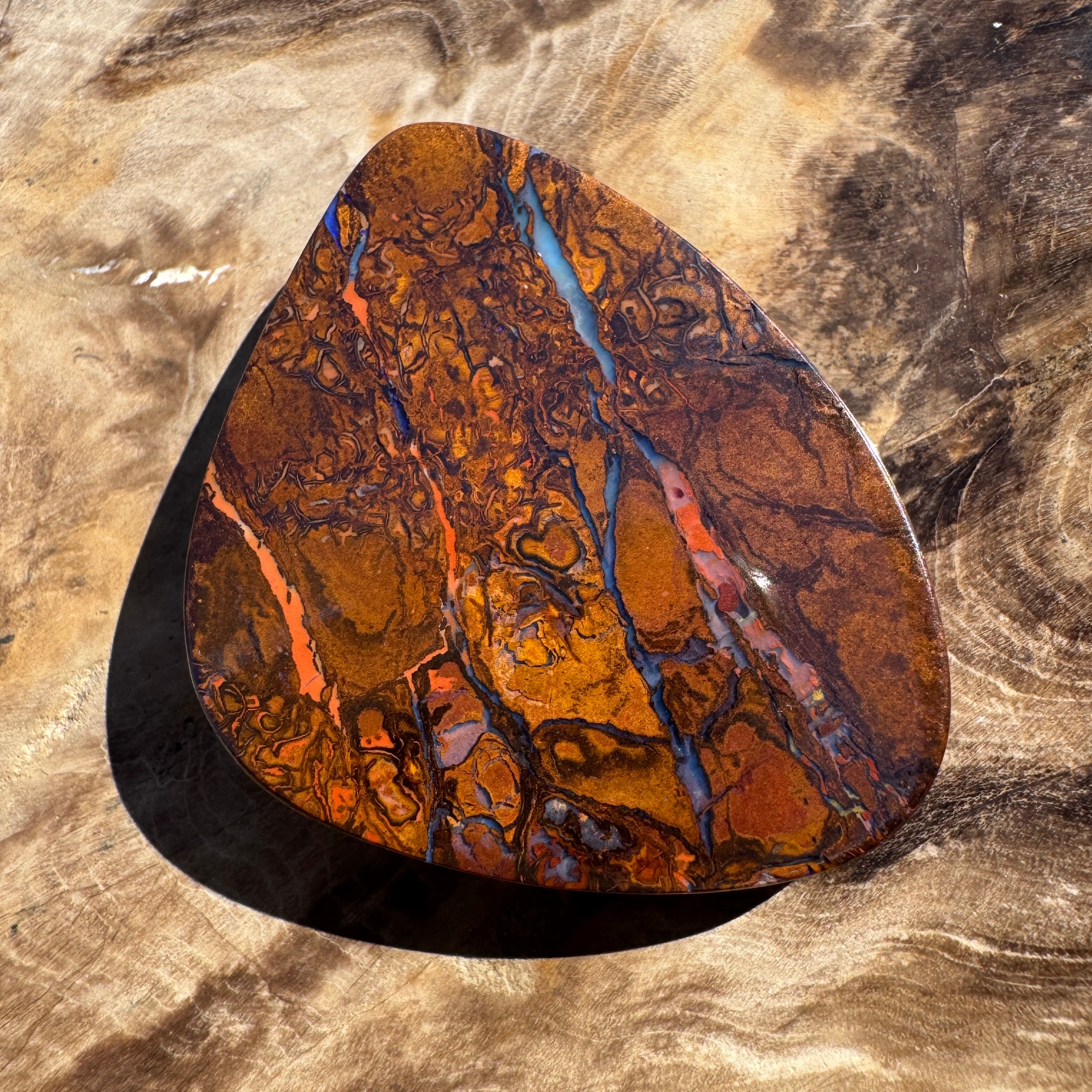 65ct Queensland Boulder Opal | Solid Australian Opal | Hand-Cut