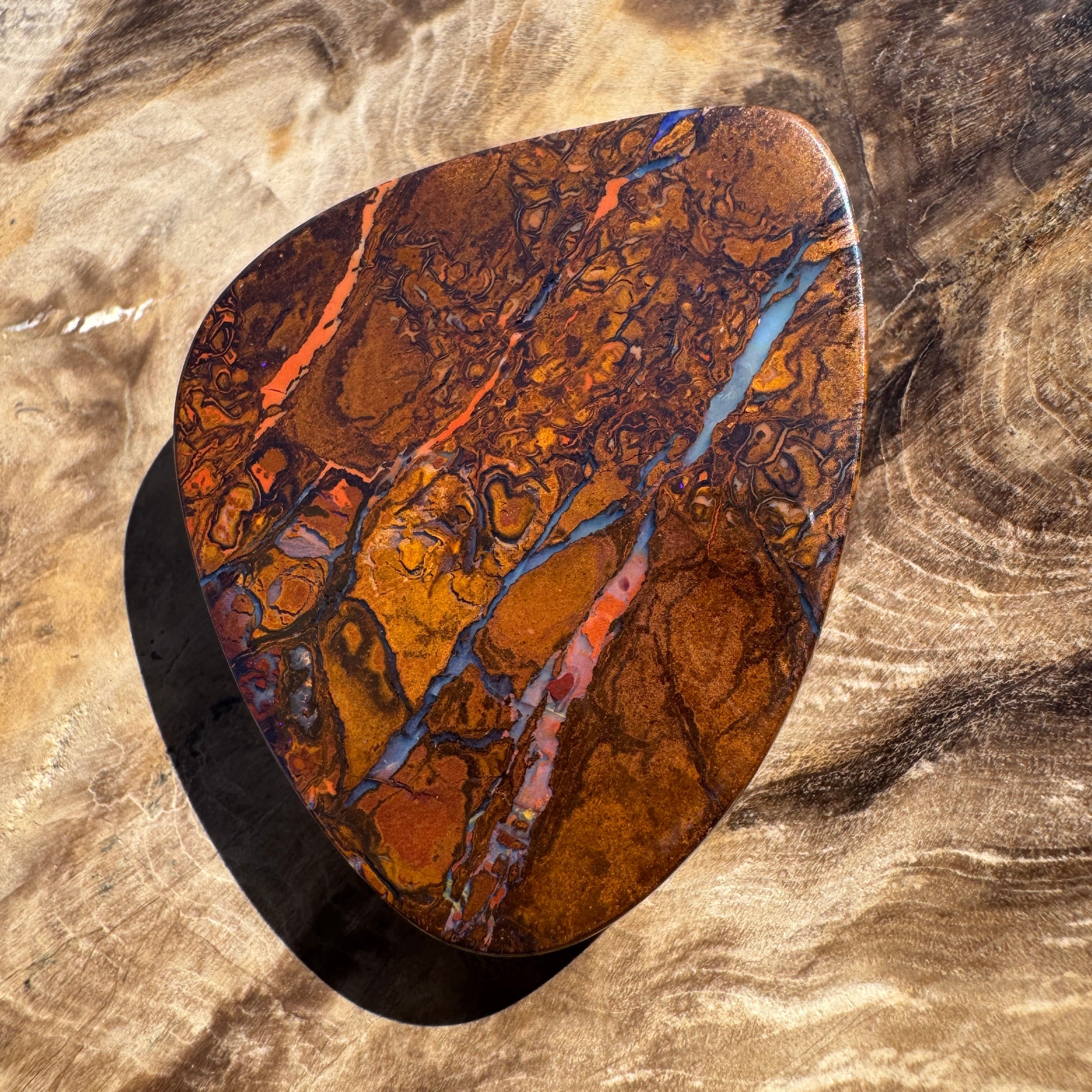 65ct Queensland Boulder Opal | Solid Australian Opal | Hand-Cut