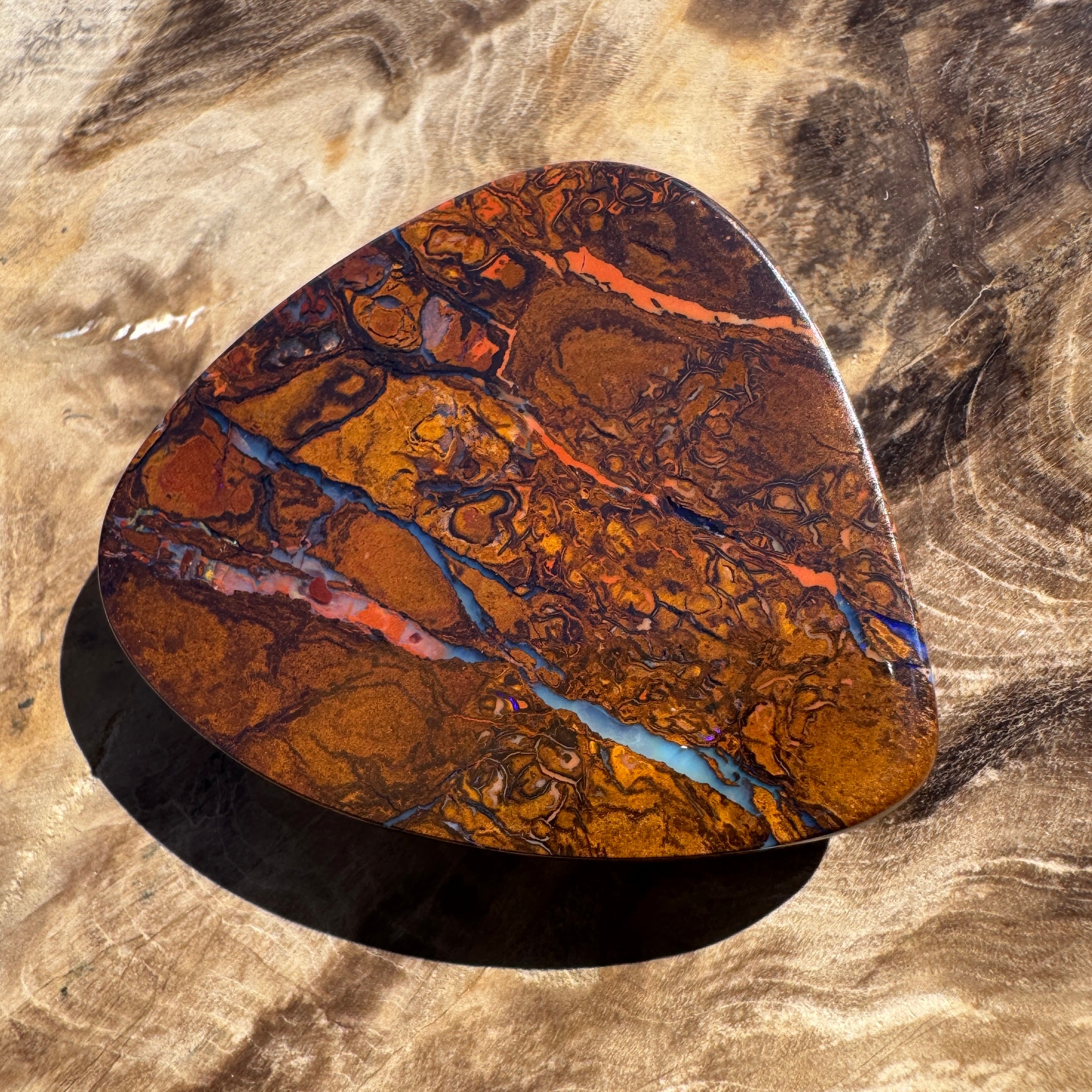65ct Queensland Boulder Opal | Solid Australian Opal | Hand-Cut