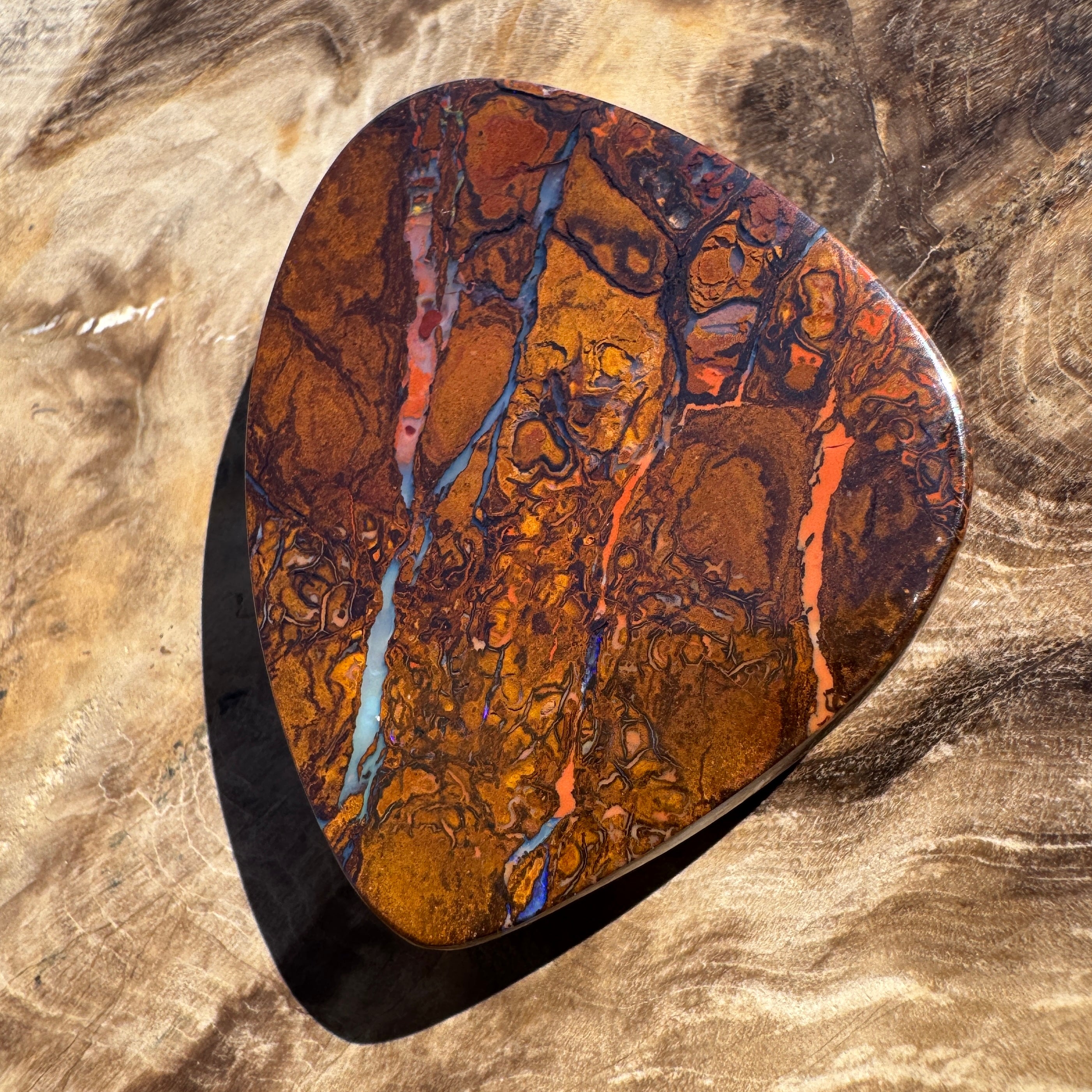 65ct Queensland Boulder Opal | Solid Australian Opal | Hand-Cut