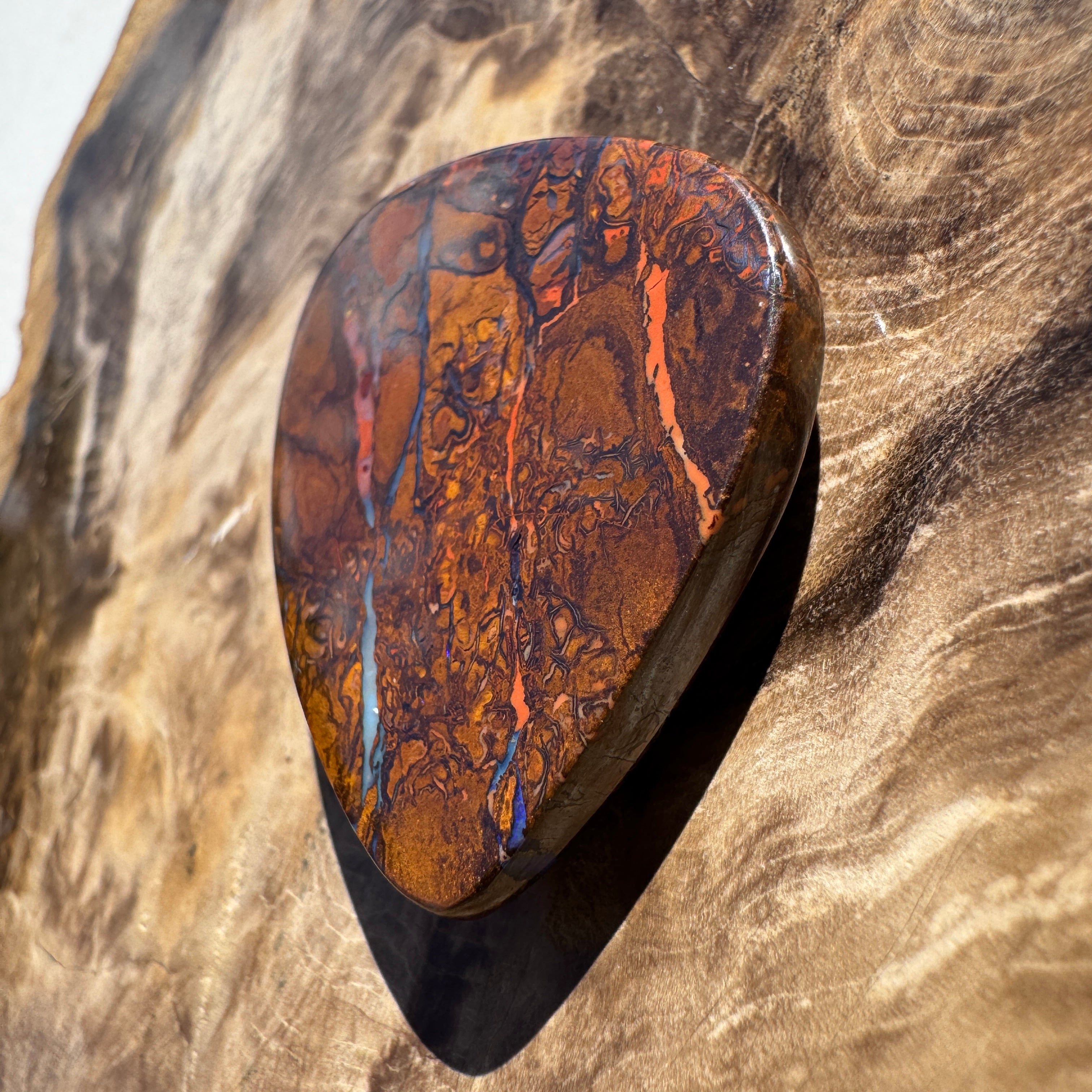 65ct Queensland Boulder Opal | Solid Australian Opal | Hand-Cut