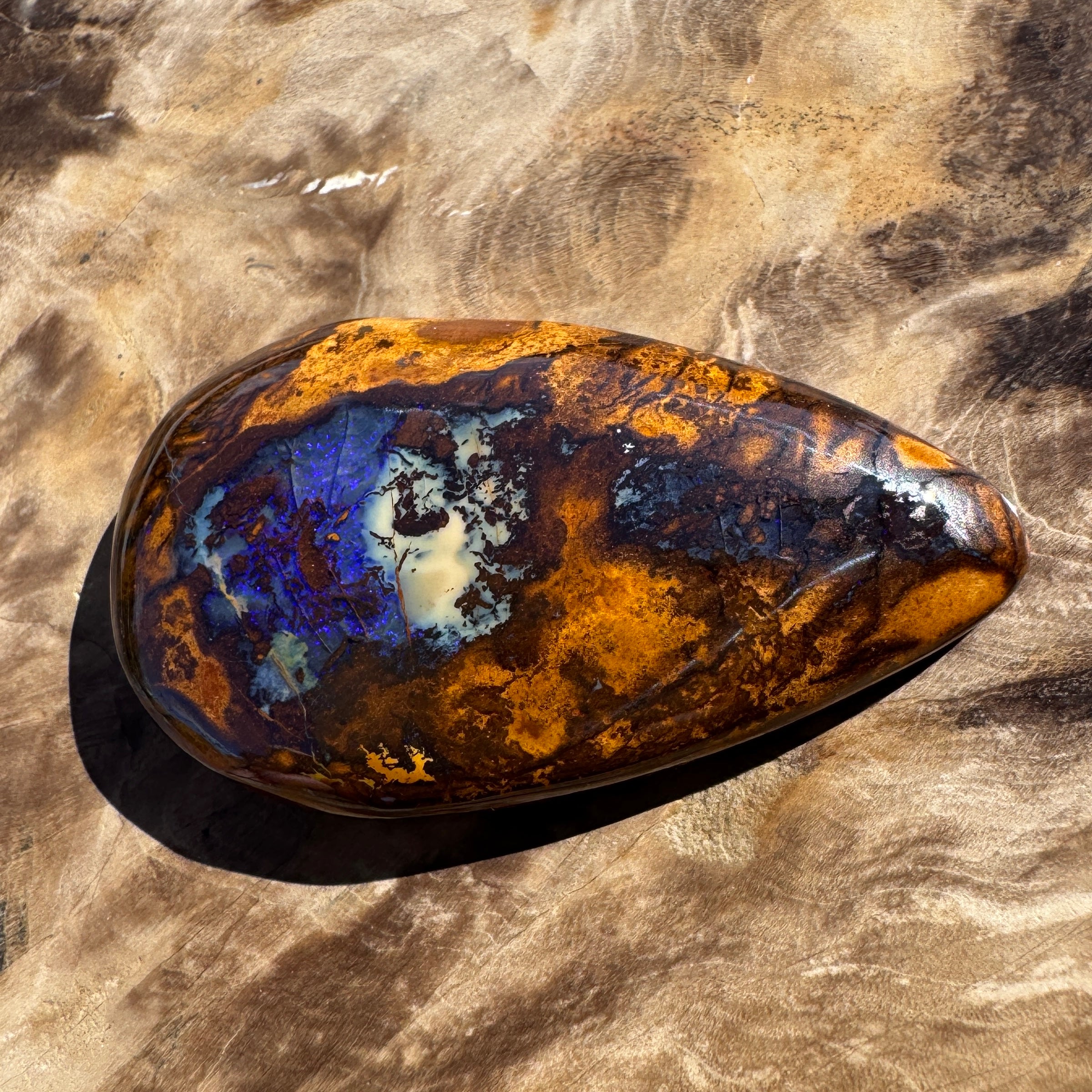 58ct Winton Queensland Boulder Opal | Solid Australian Opal | Hand-Cut