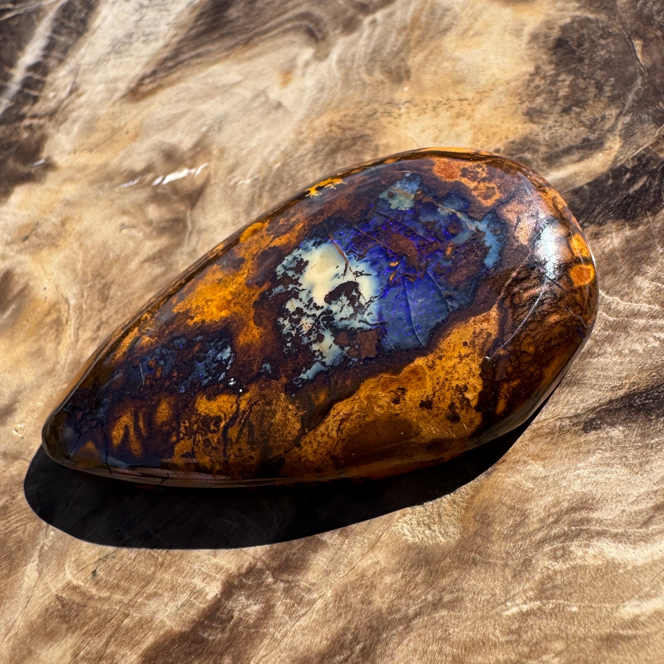 58ct Winton Queensland Boulder Opal | Solid Australian Opal | Hand-Cut