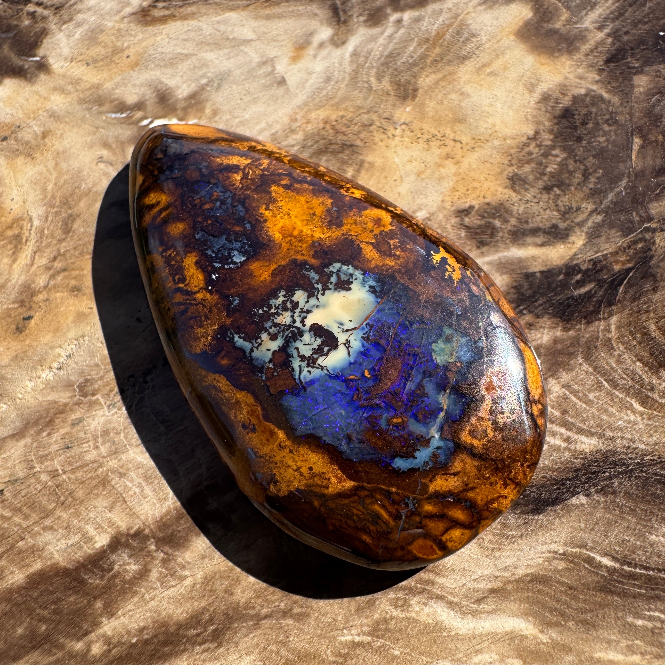 58ct Winton Queensland Boulder Opal | Solid Australian Opal | Hand-Cut
