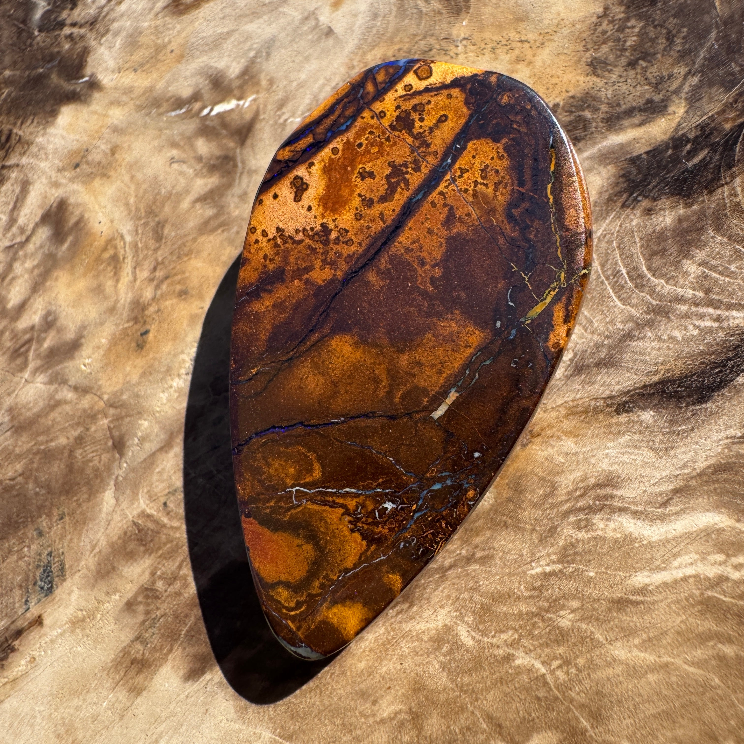 58ct Winton Queensland Boulder Opal | Solid Australian Opal | Hand-Cut