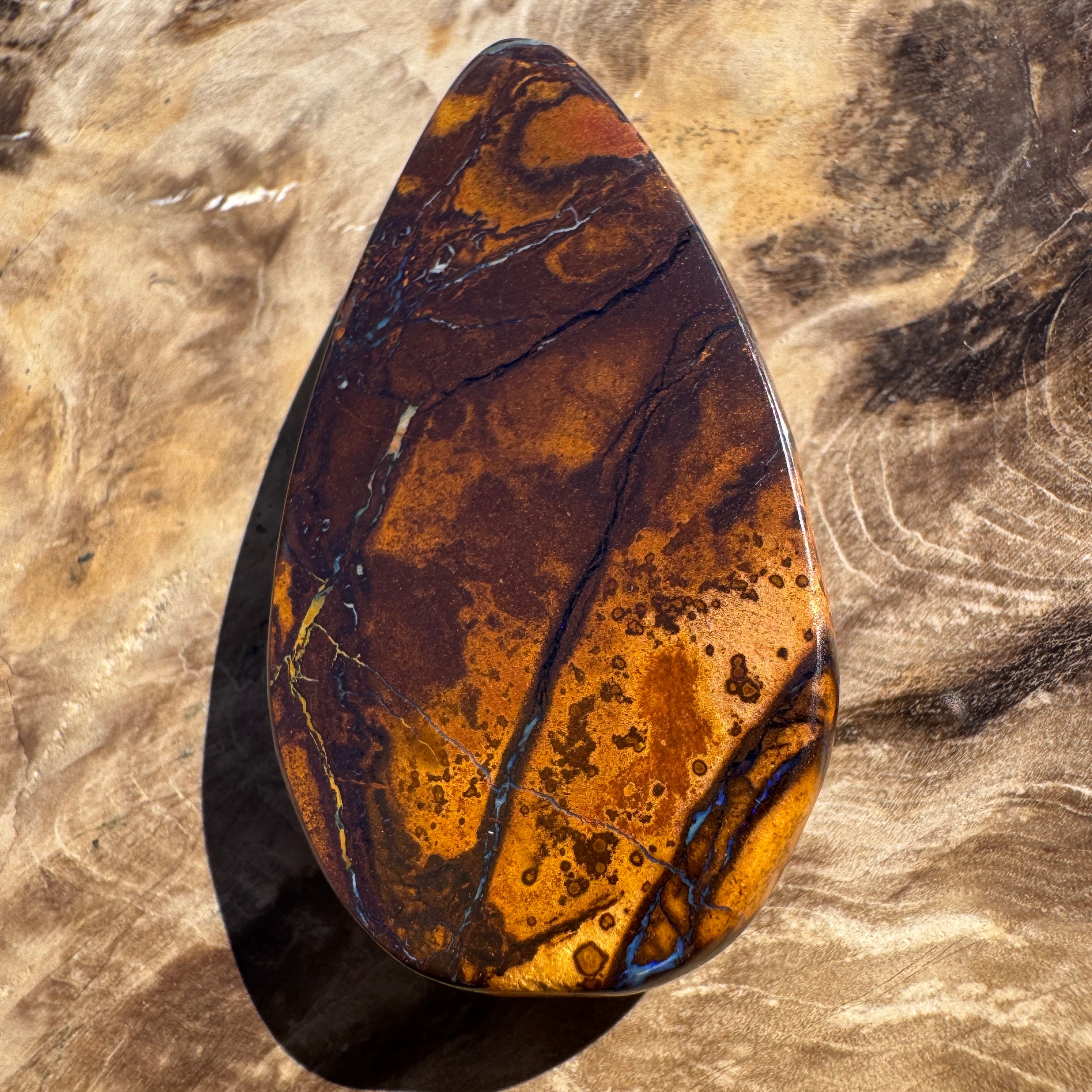 58ct Winton Queensland Boulder Opal | Solid Australian Opal | Hand-Cut