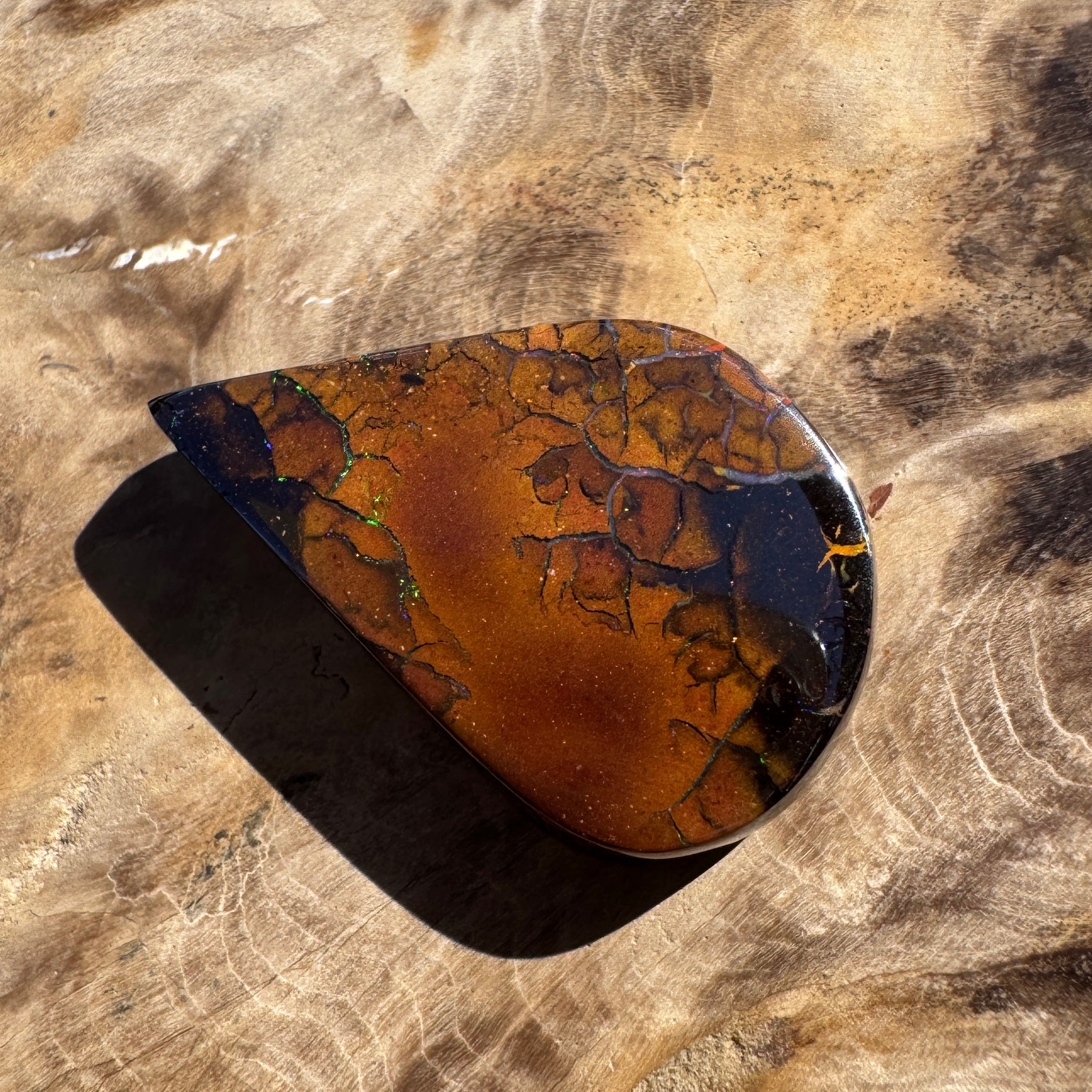 27ct Queensland Boulder Opal | Solid Australian Opal | Hand-Cut