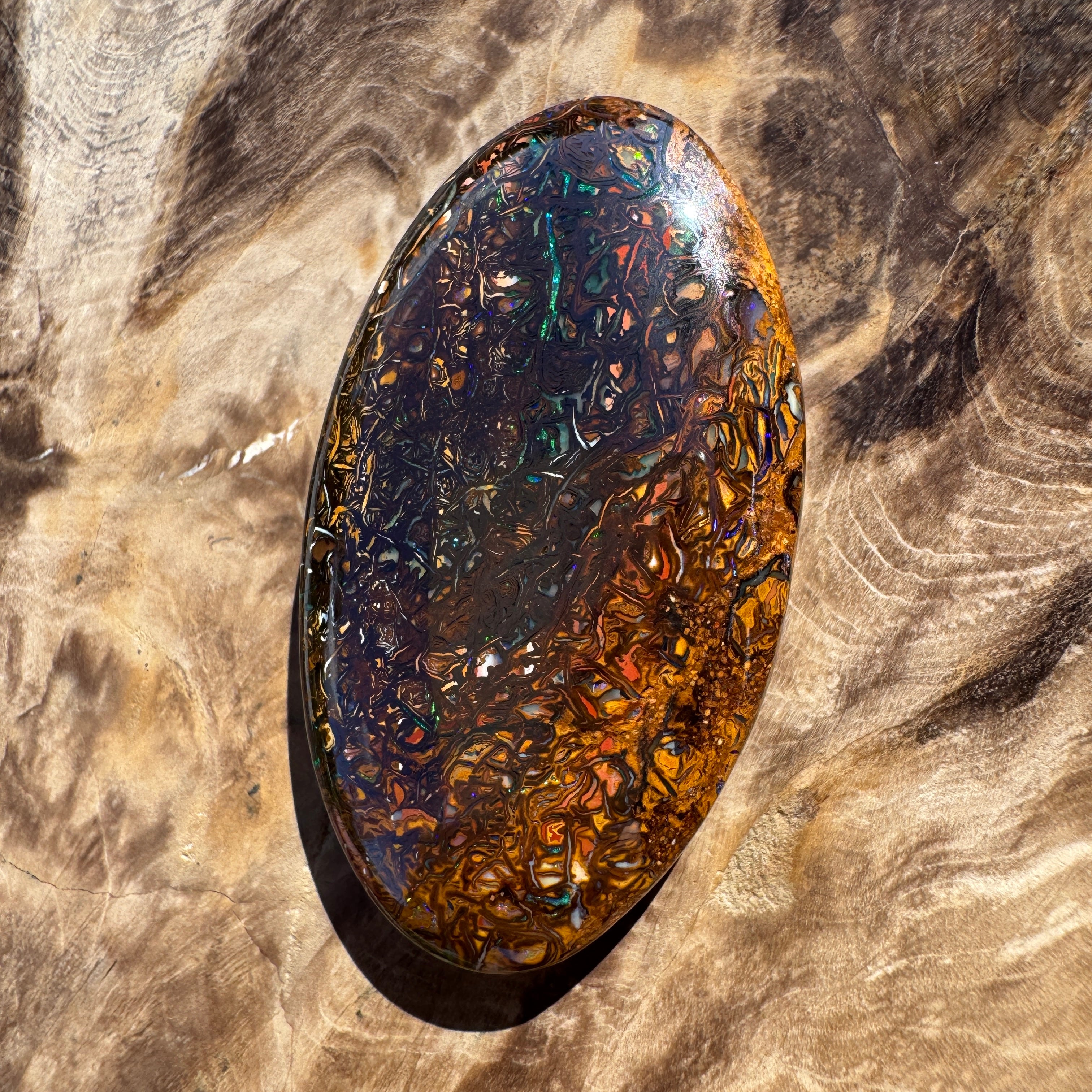 90ct Winton Queensland Boulder Opal | Solid Australian Opal | Hand-Cut