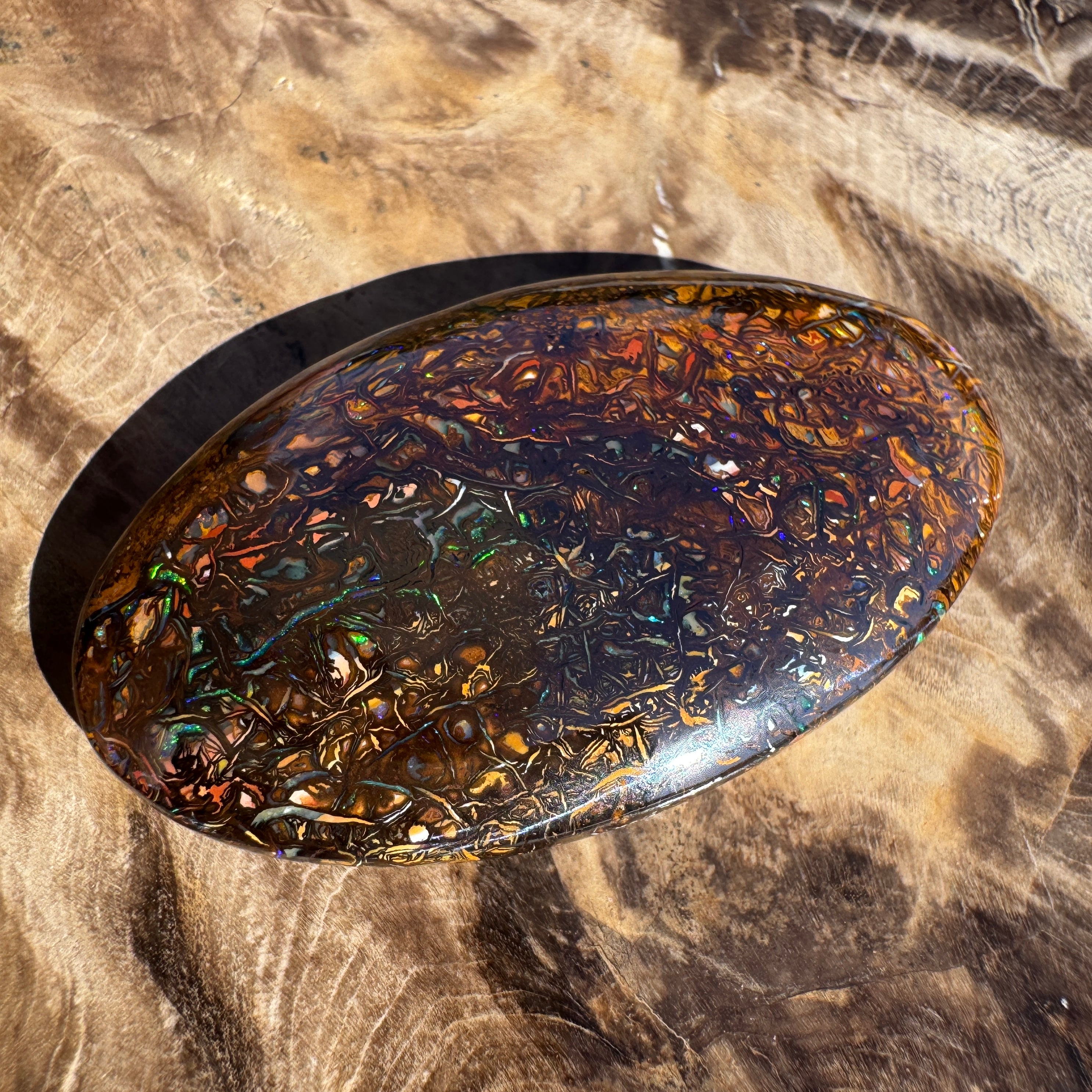 90ct Winton Queensland Boulder Opal | Solid Australian Opal | Hand-Cut