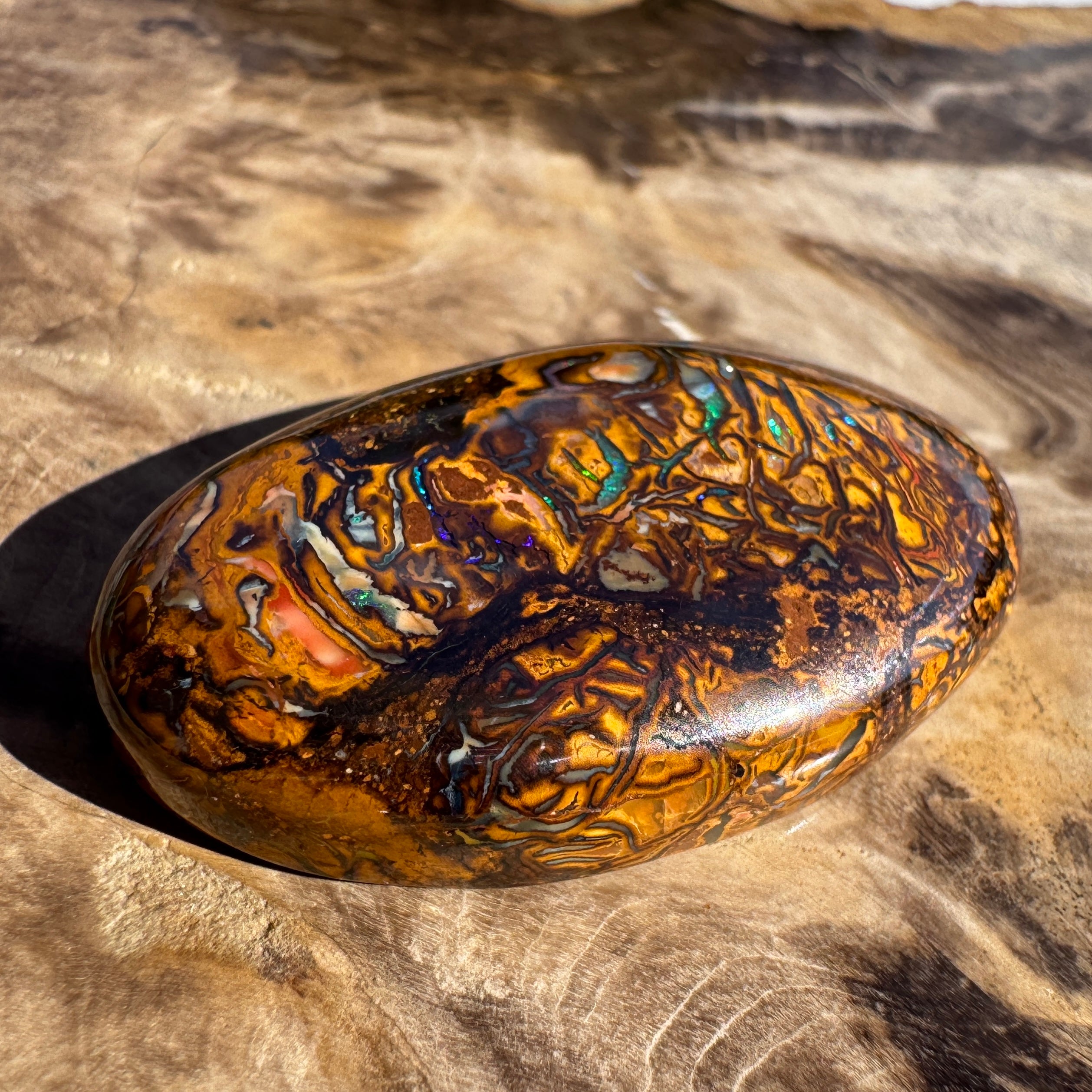 59ct Winton Queensland Boulder Opal | Solid Australian Opal | Hand-Cut