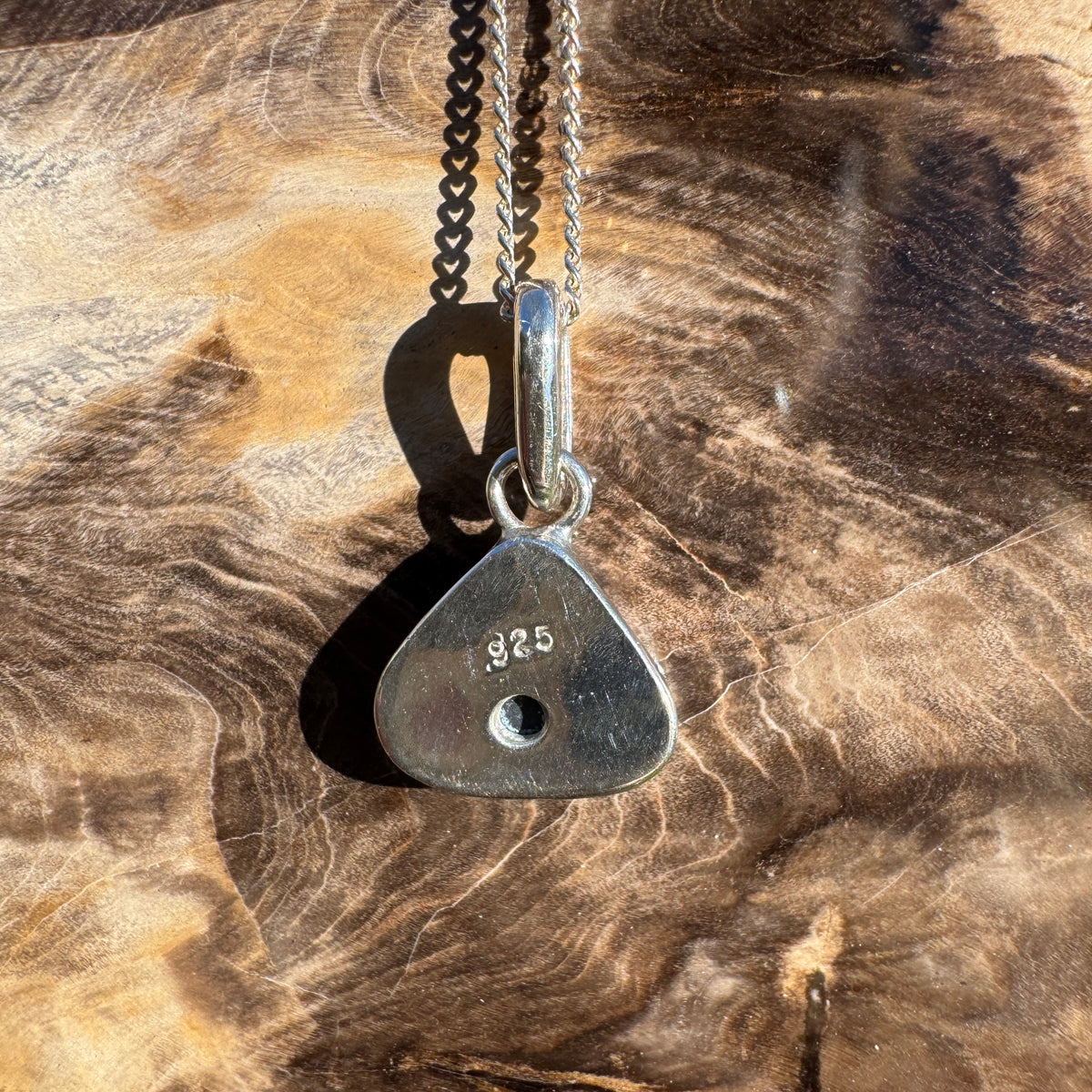 2.3ct Lightning Ridge Opal Pendant Necklace ~ 'Bingil Bay Teal' | 925 Sterling Silver | Solid Australian Opal