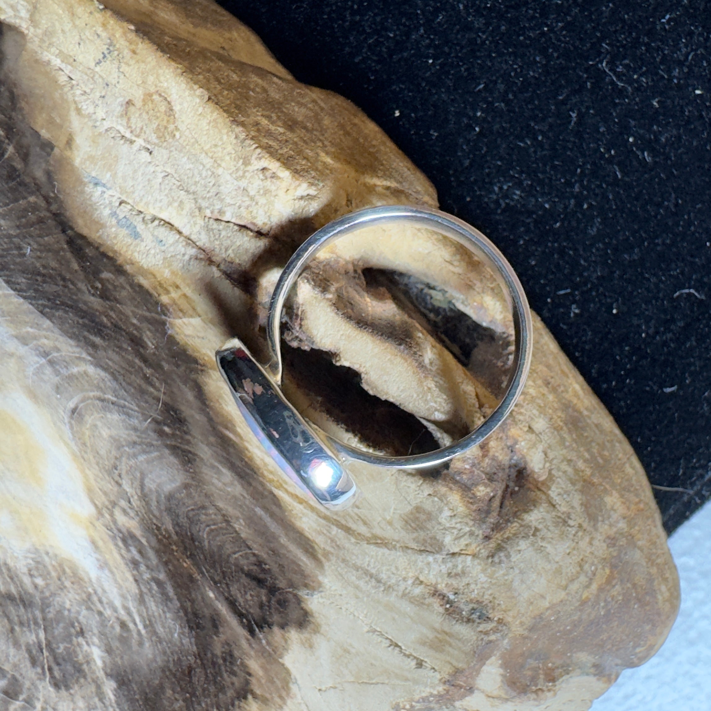 2.2ct Solid Lightning Ridge Opal Ring ~ 'Barossa Glow' | 925 Sterling Silver | Solid Australian Opal