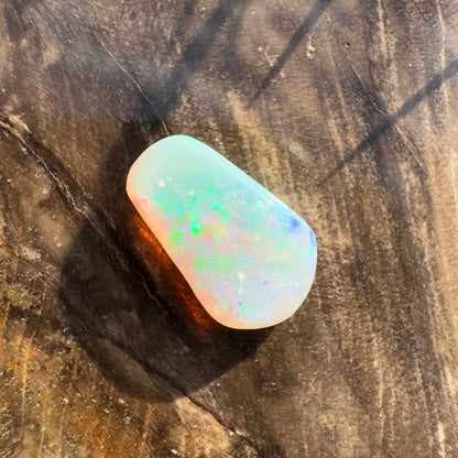 Hand-Cut Solid Lightning Ridge Crystal Opal 1.0carat