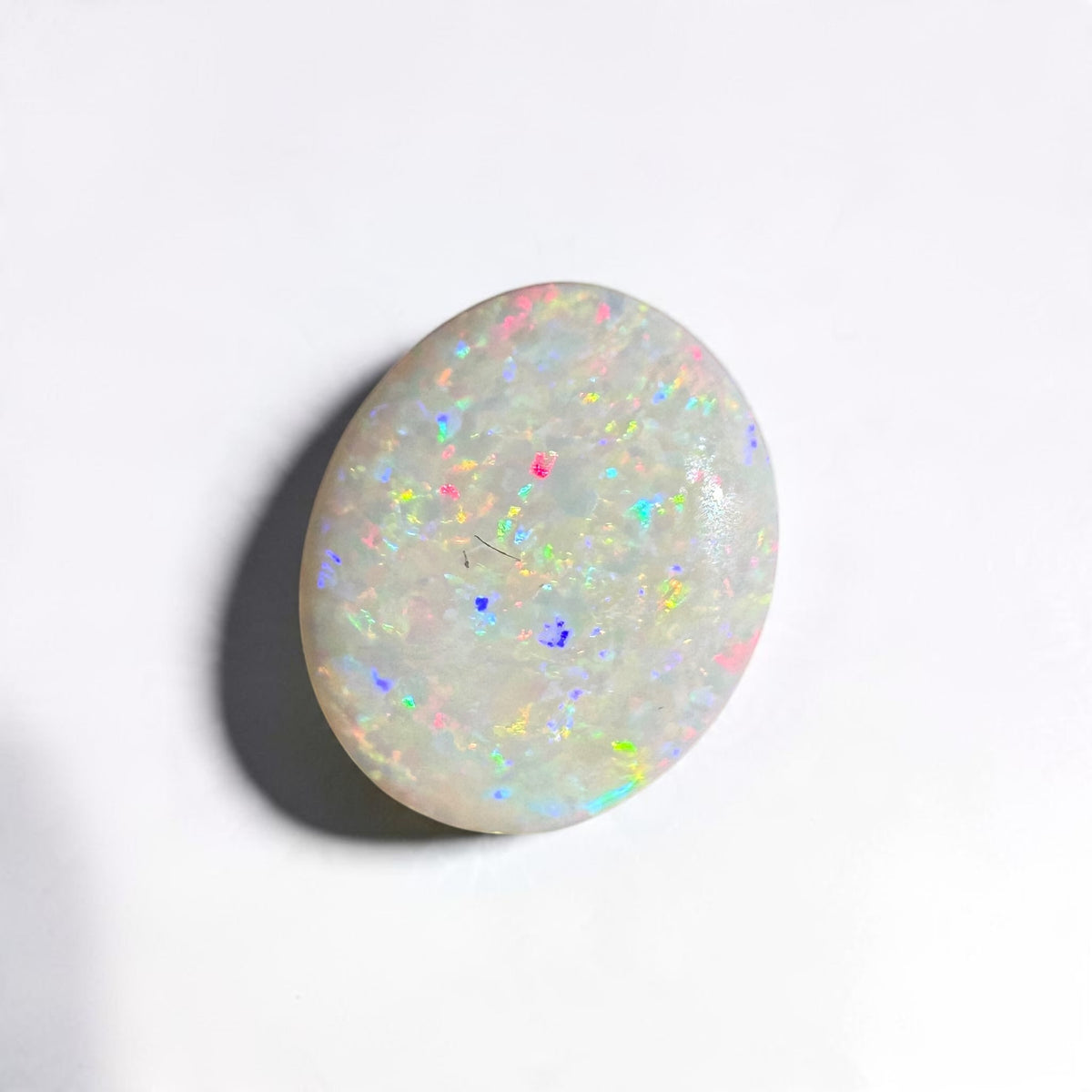 1.5ct Coober Pedy White Opal | Solid Australian Opal | Hand-Cut