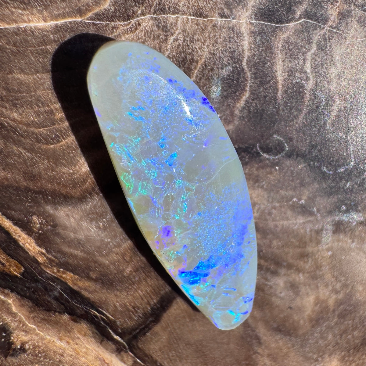 2.5ct Lightning Ridge Semi Black Opal | Solid Australian Opal | Hand-Cut