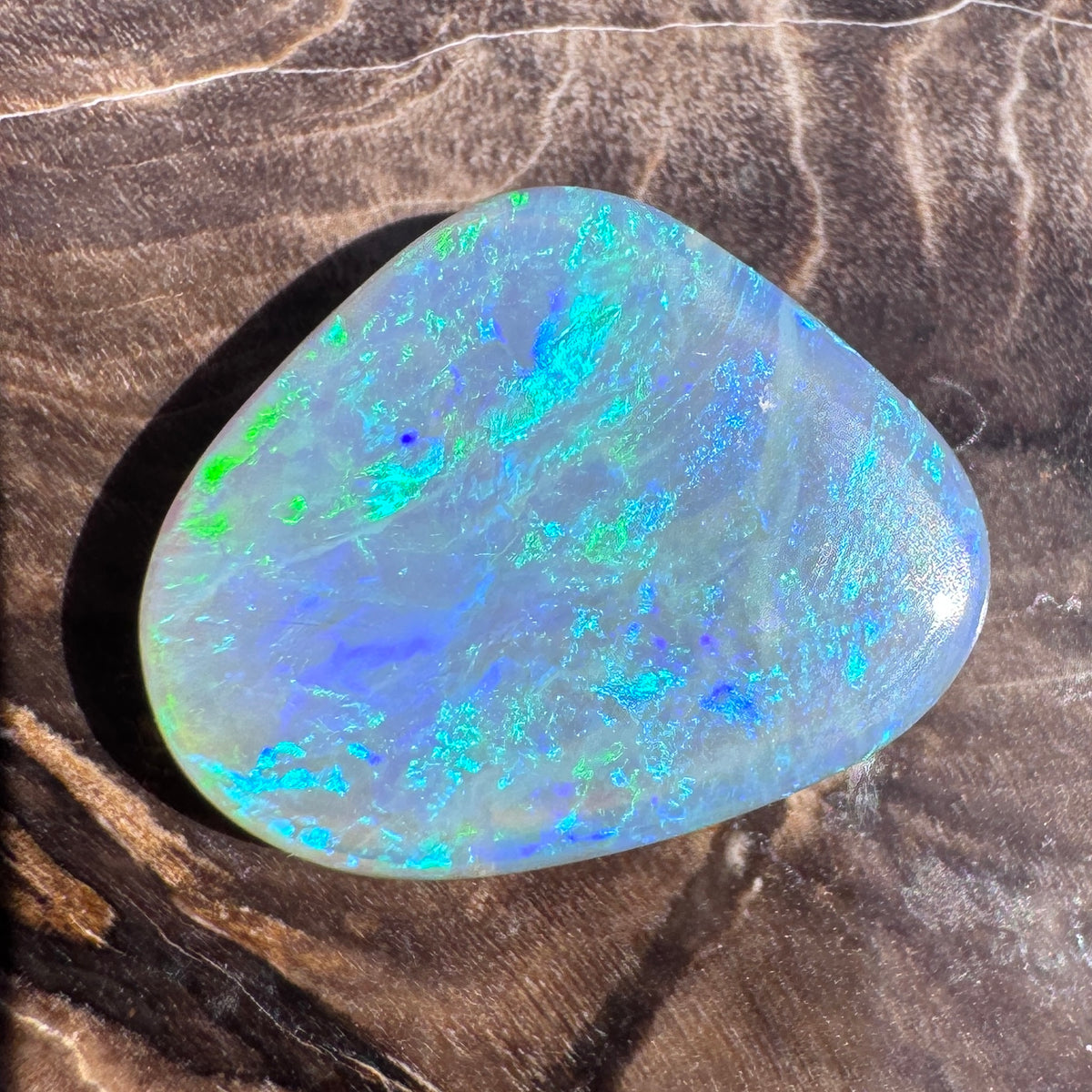 3.1ct Lightning Ridge Semi Black Opal | Solid Australian Opal | Hand-Cut