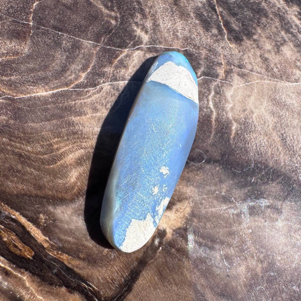 2.7ct Lightning Ridge Semi Black Opal | Solid Australian Opal | Hand-Cut