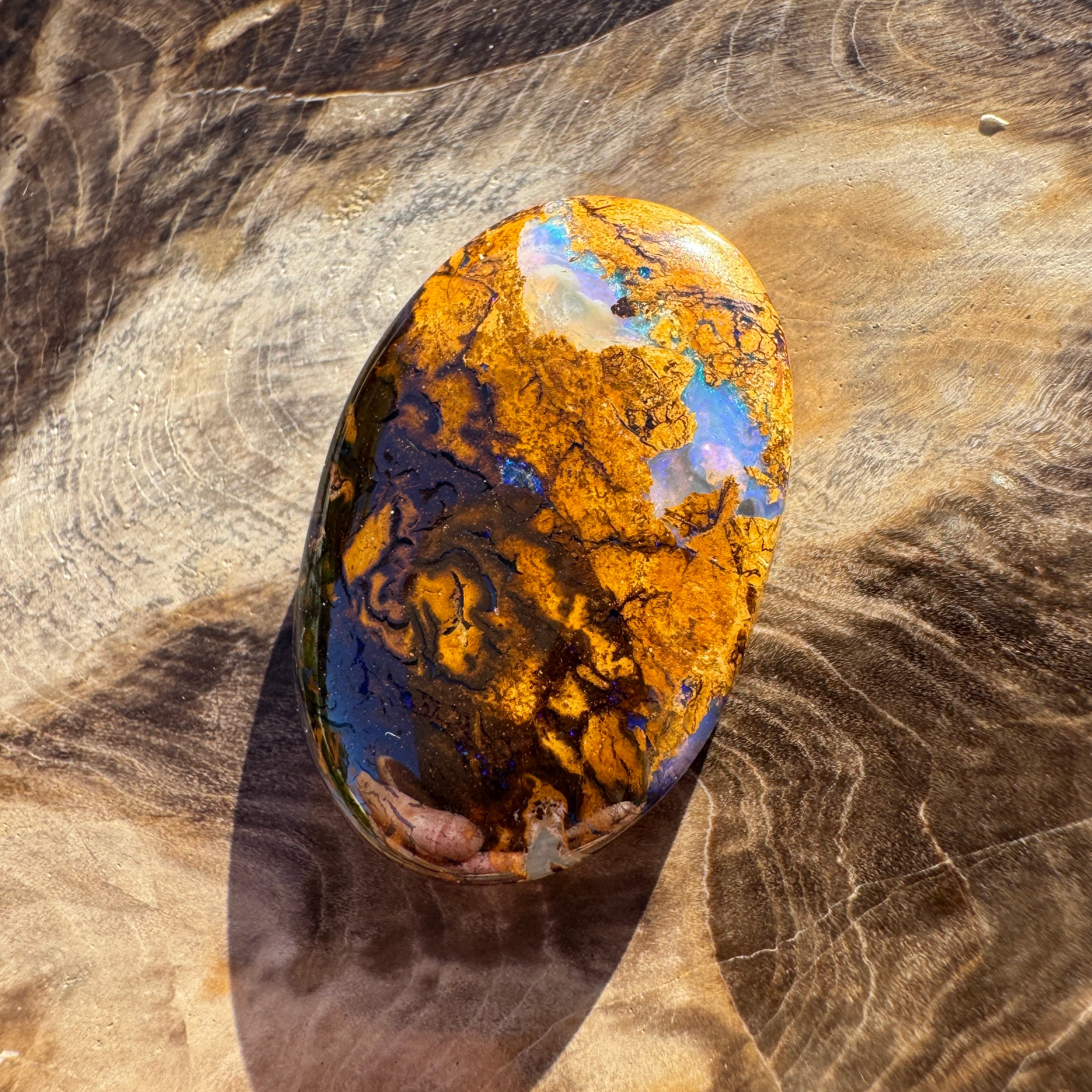 22.3ct Winton Queensland Boulder Opal | Solid Australian Opal | Hand-Cut