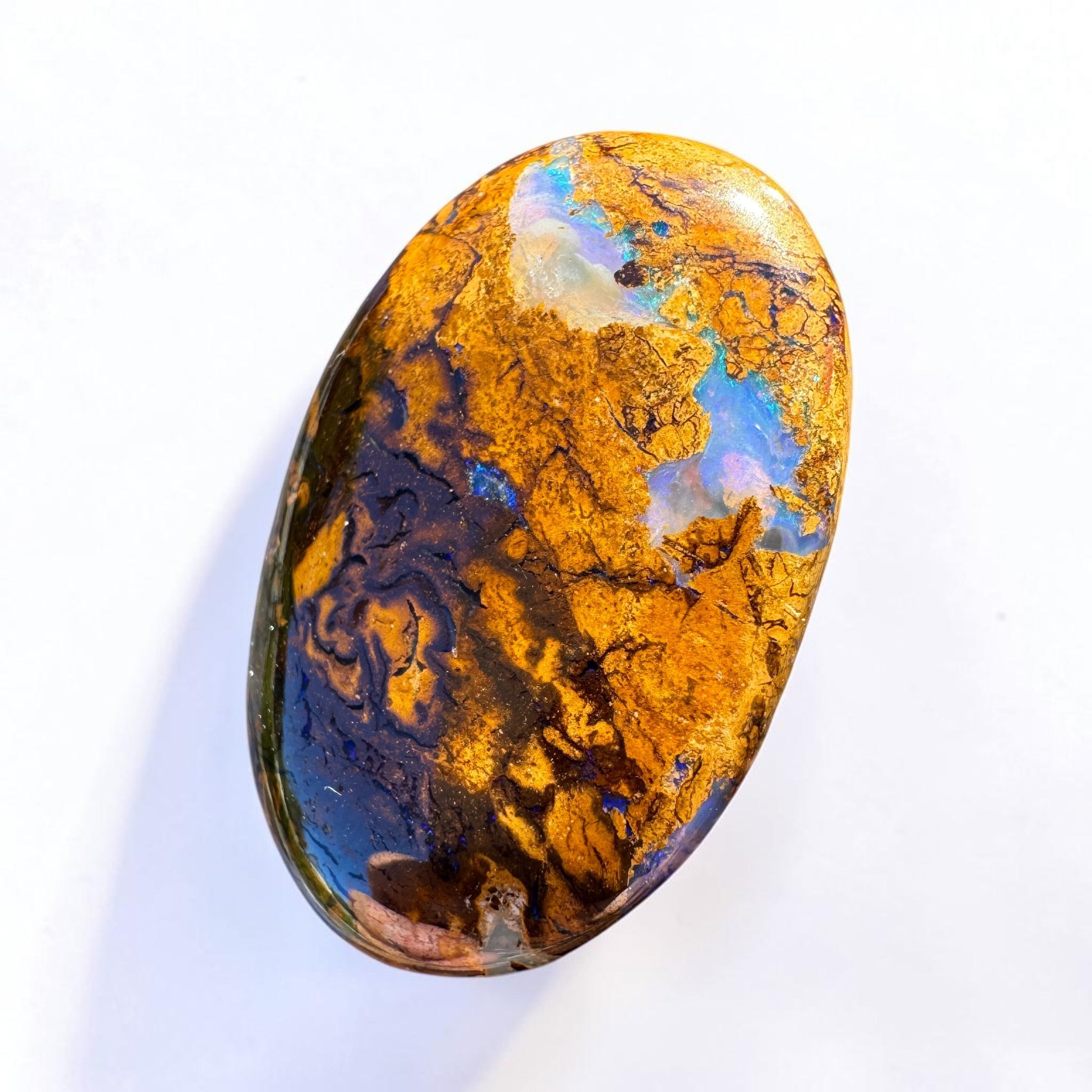 22.3ct Winton Queensland Boulder Opal | Solid Australian Opal | Hand-Cut