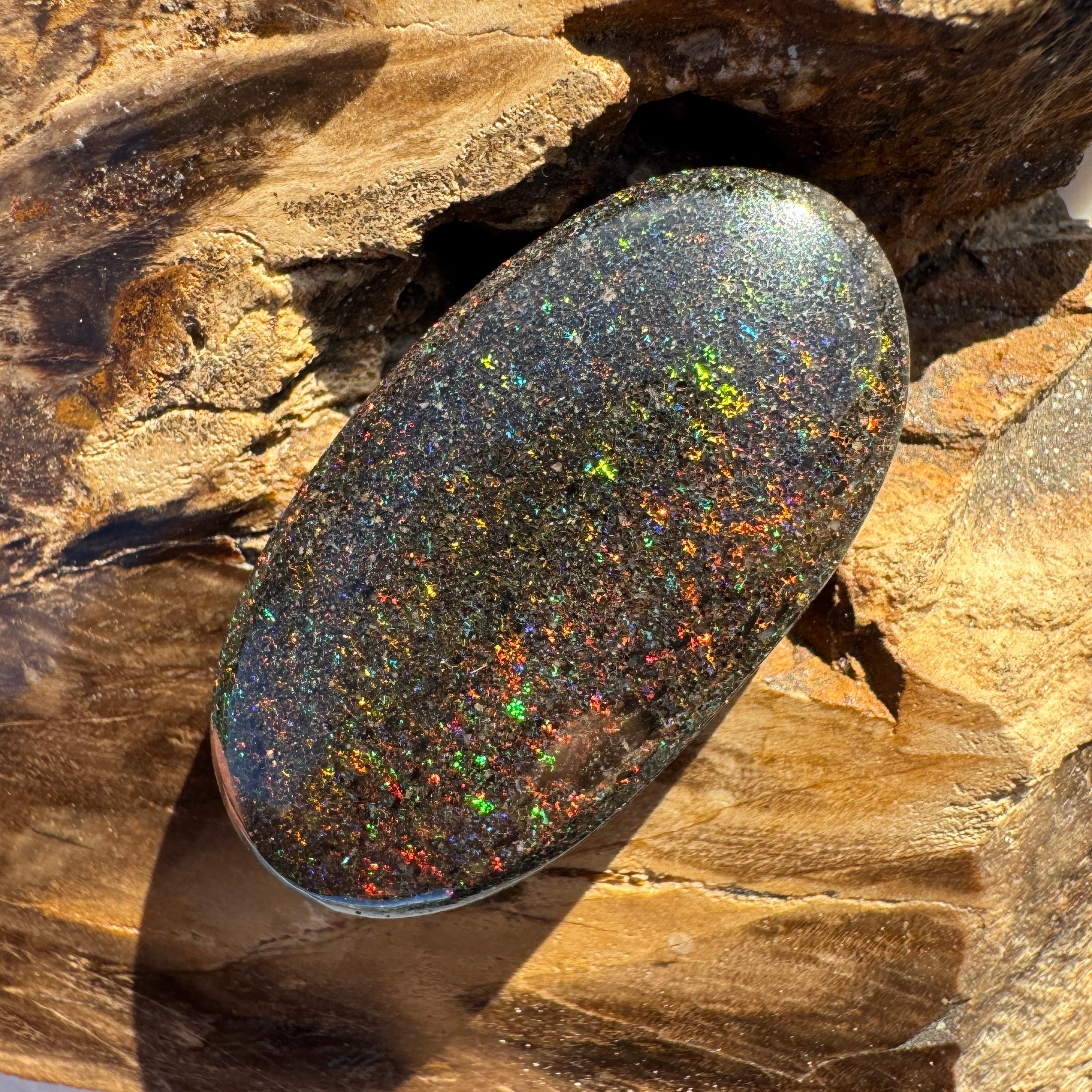 32.3ct Andamooka Matrix Opal | Solid Australian Opal | Hand-Cut