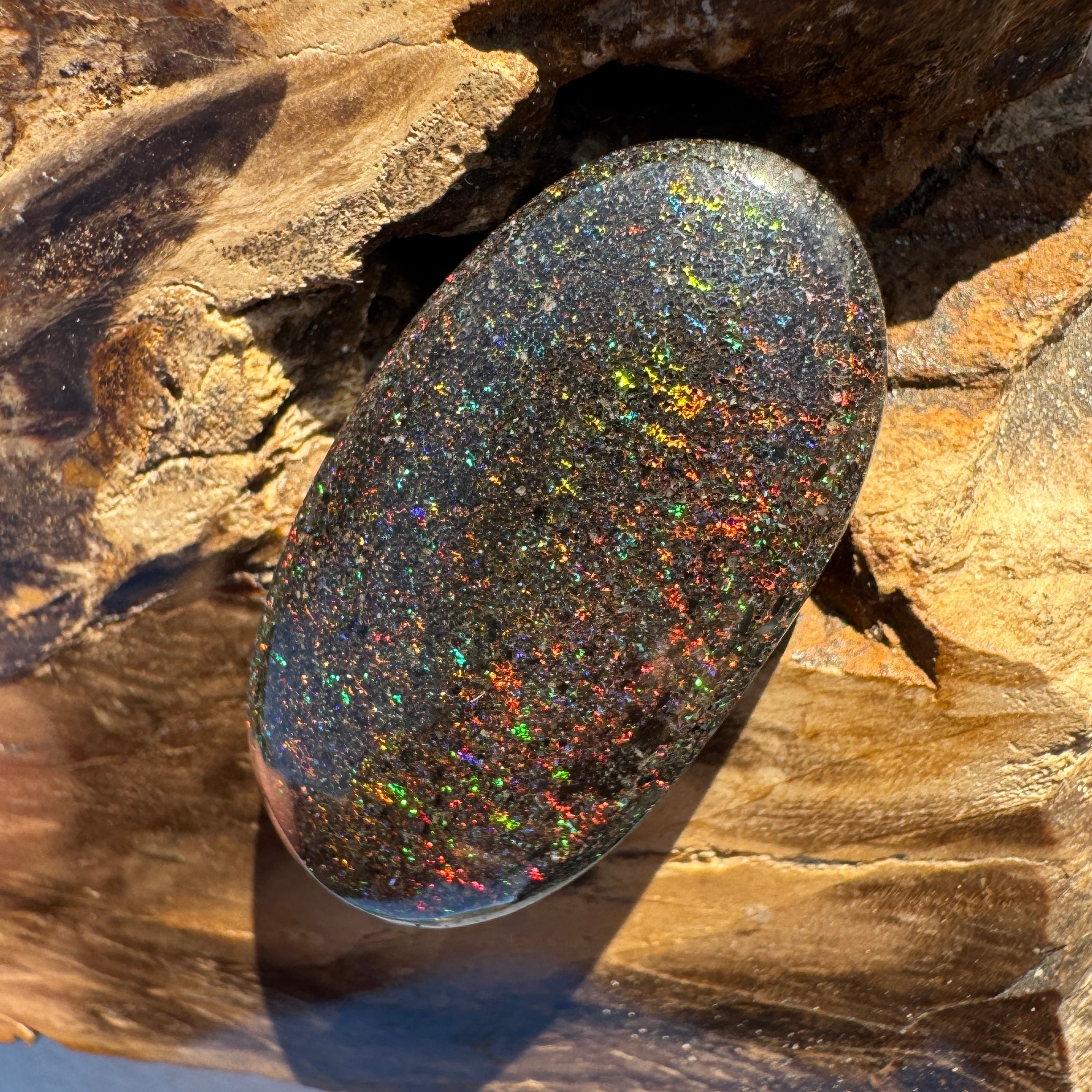 32.3ct Andamooka Matrix Opal | Solid Australian Opal | Hand-Cut