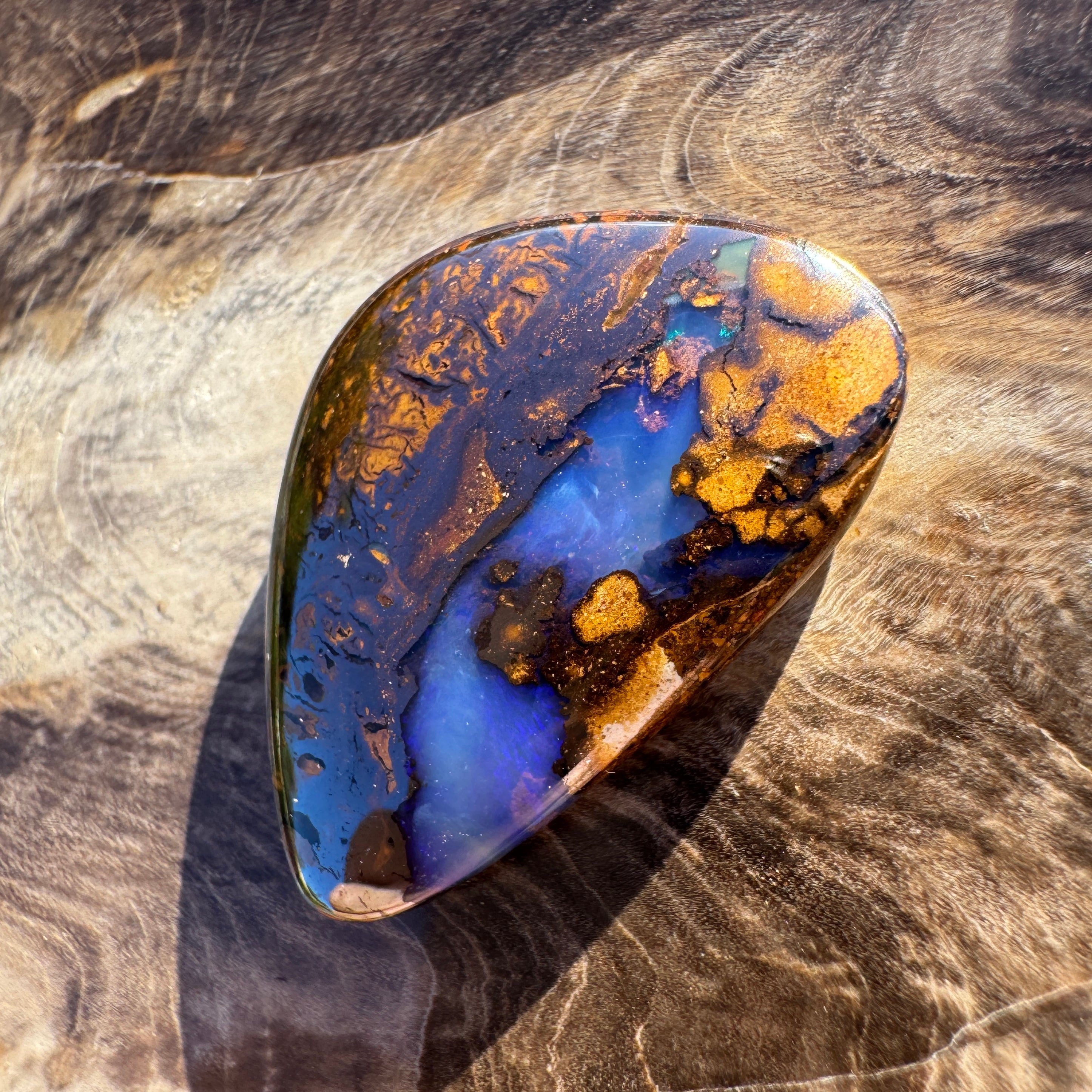 22.1ct Winton Queensland Boulder Opal | Solid Australian Opal | Hand-Cut