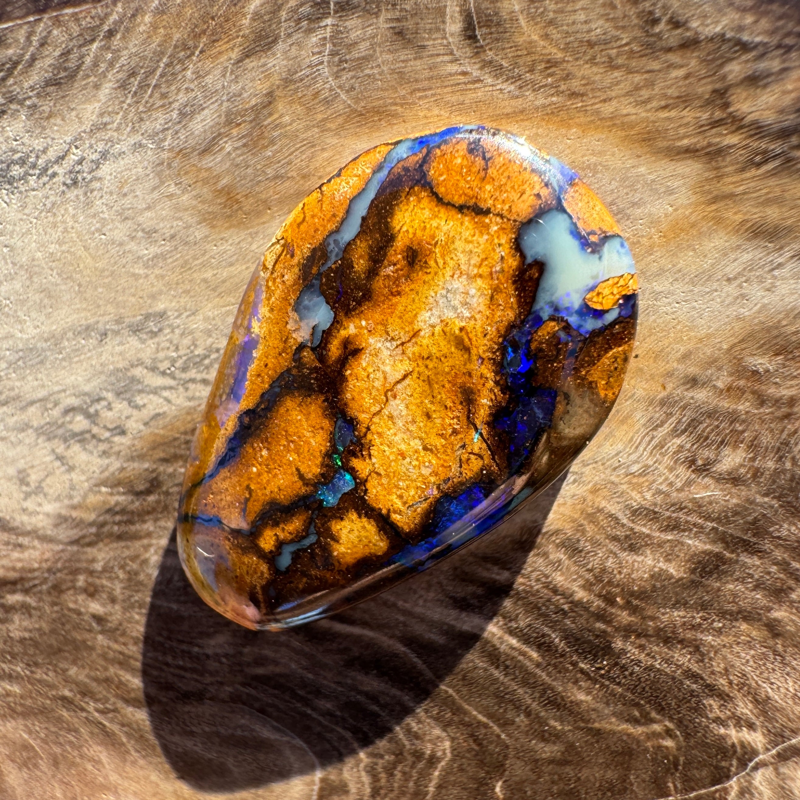 7.3ct Queensland Boulder Opal | Solid Australian Opal | Hand-Cut